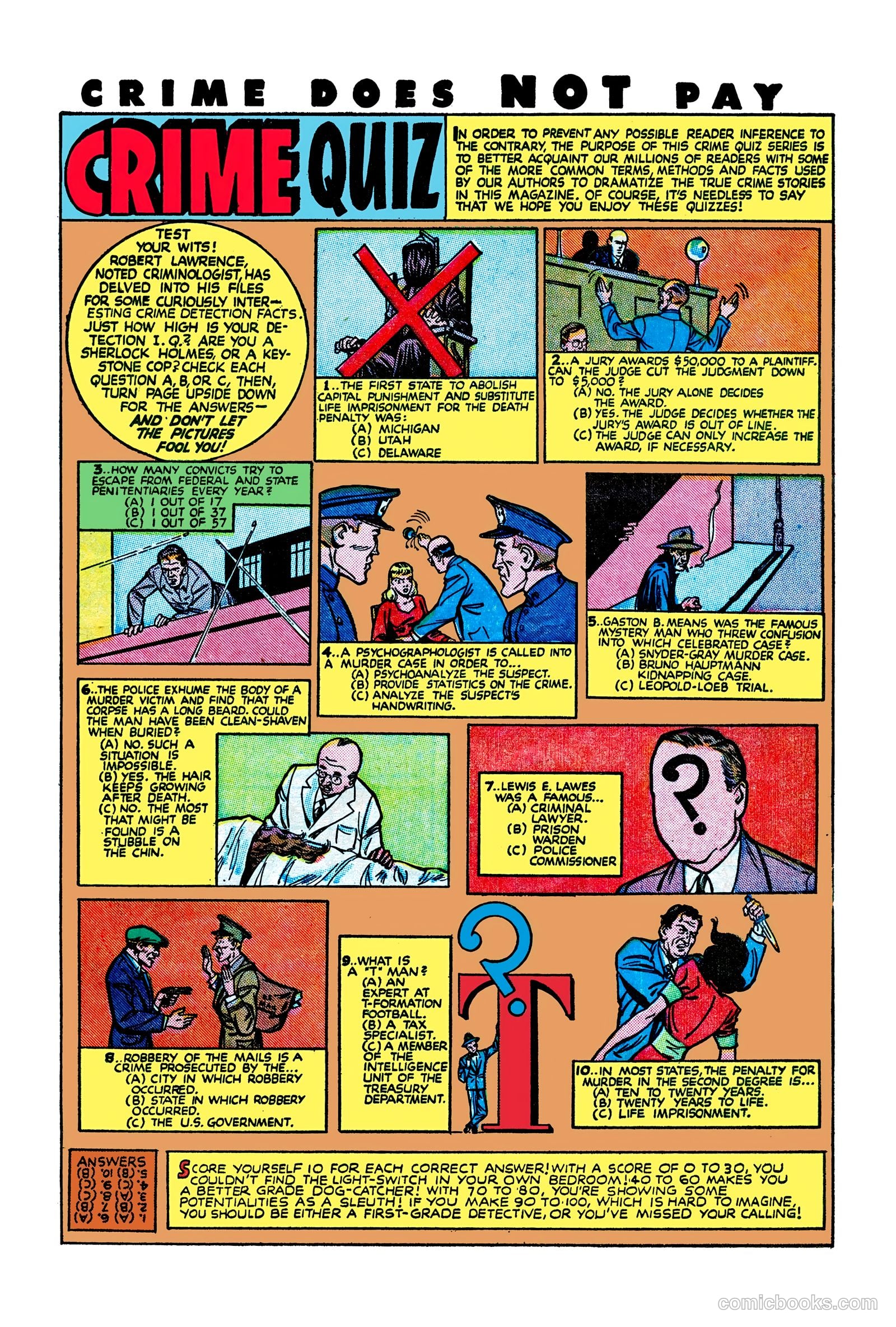 Crime Does Not Pay #67 — page 41 of 52