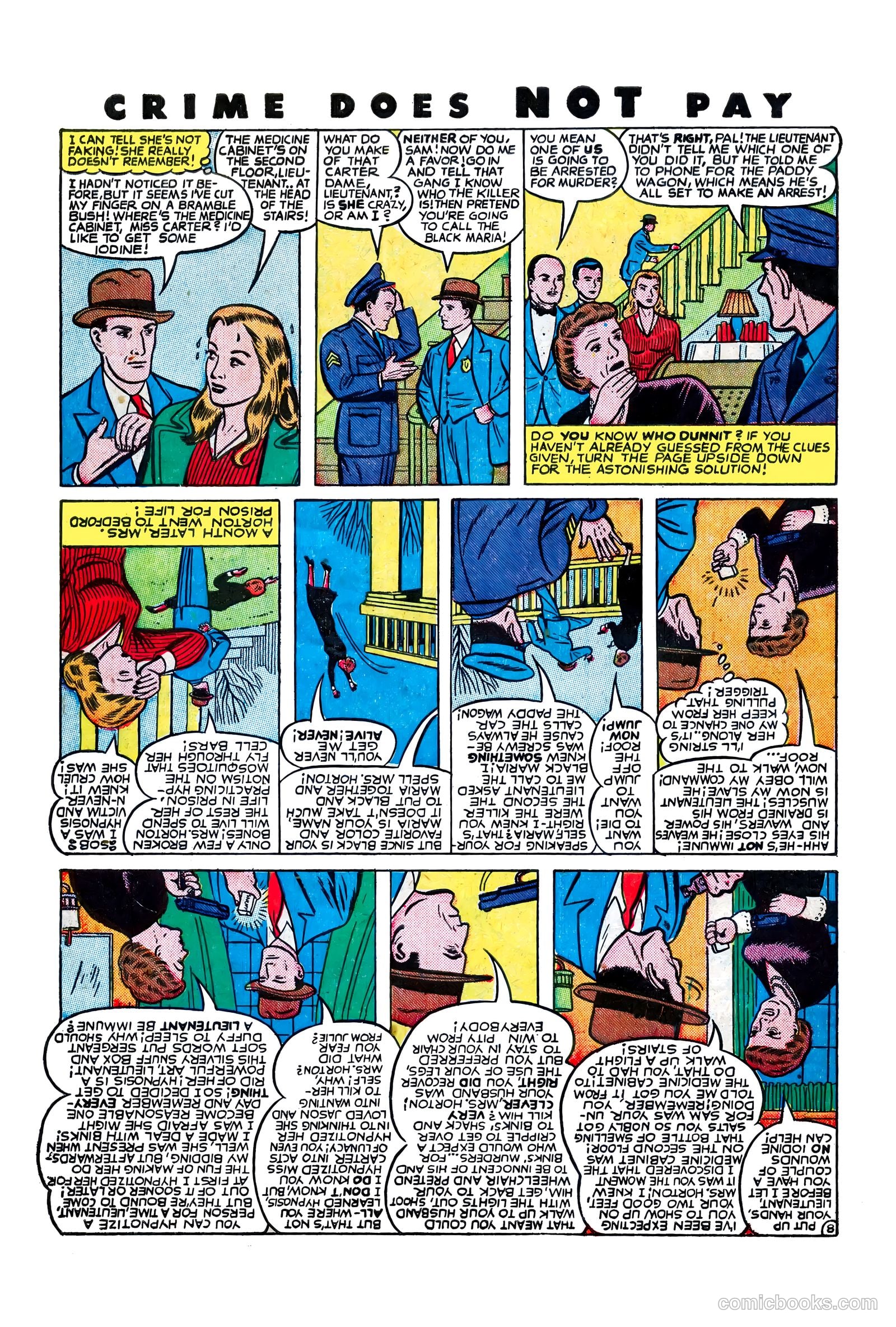 Crime Does Not Pay #67 — page 50 of 52