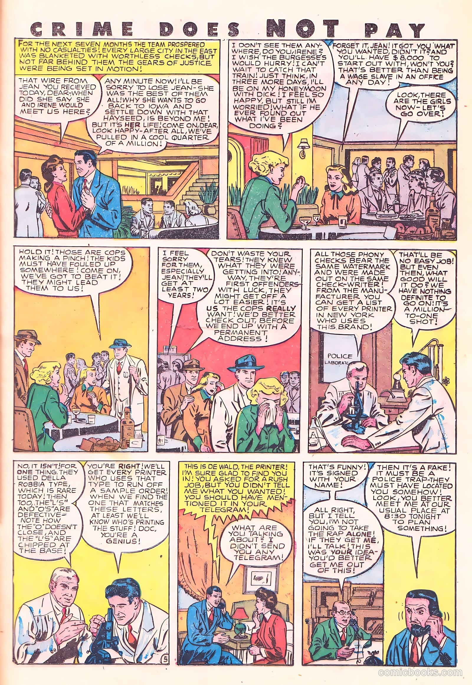 Crime Does Not Pay #68 — page 32 of 52