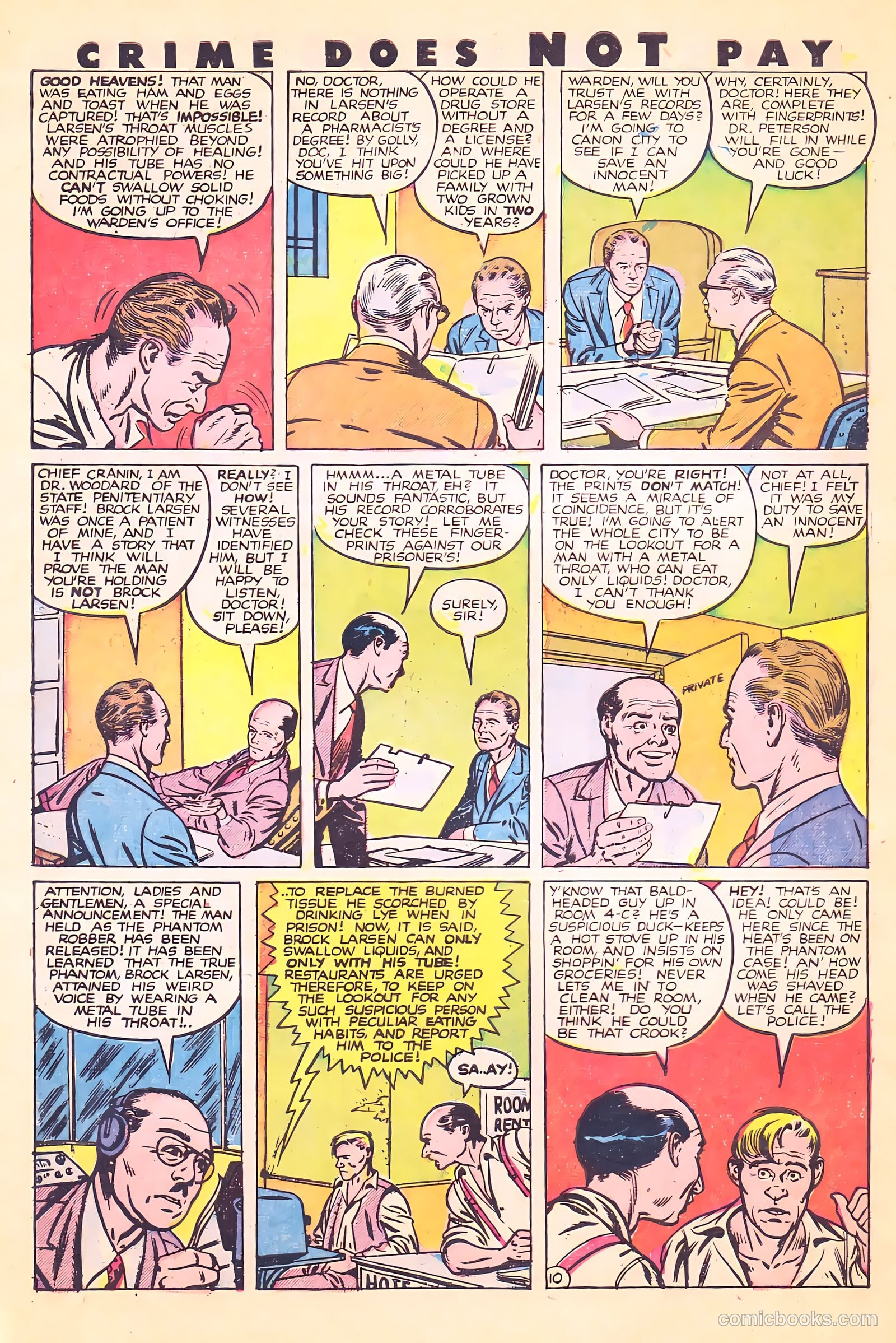 Crime Does Not Pay #70 — page 12 of 53