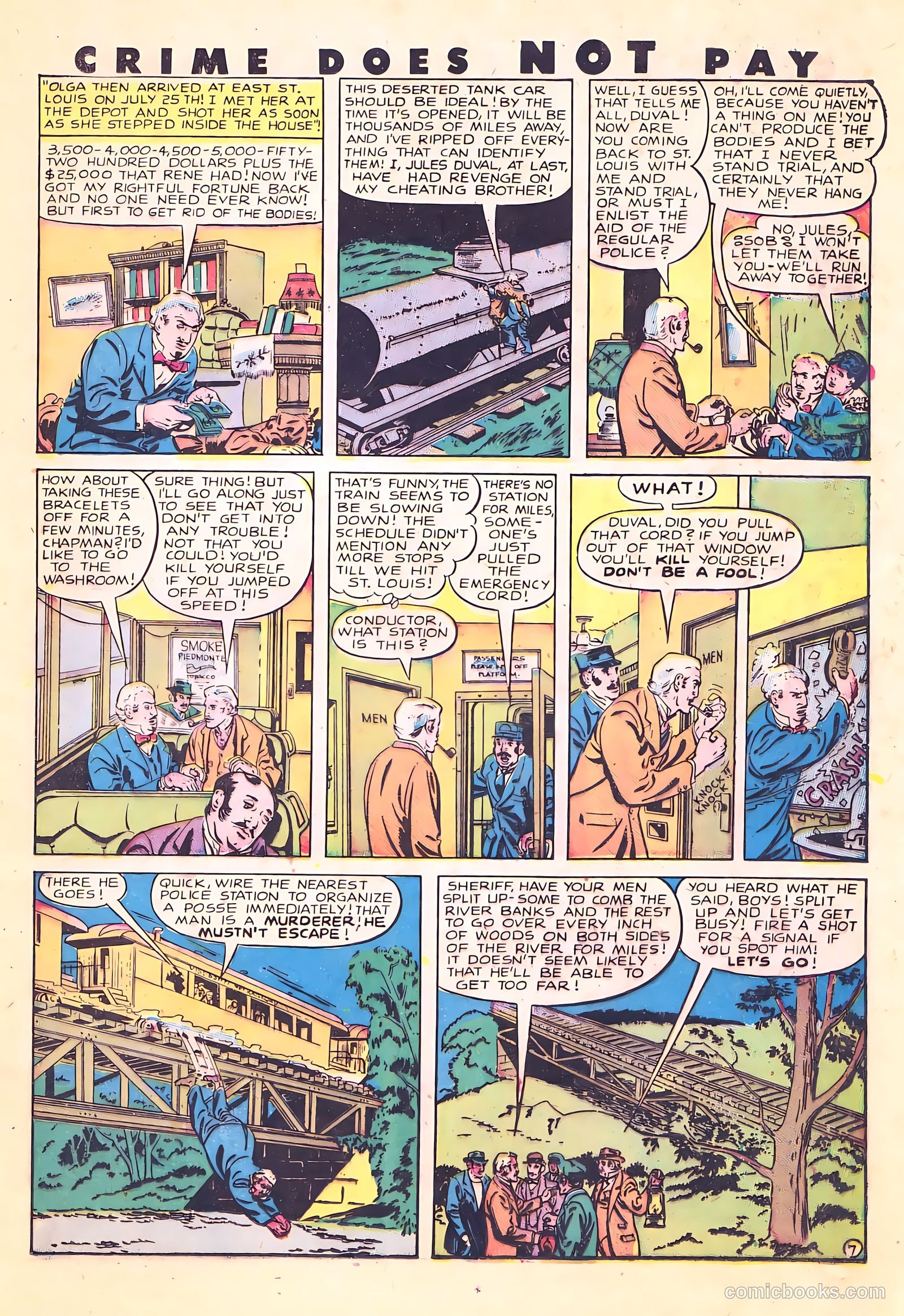 Crime Does Not Pay #70 — page 21 of 53