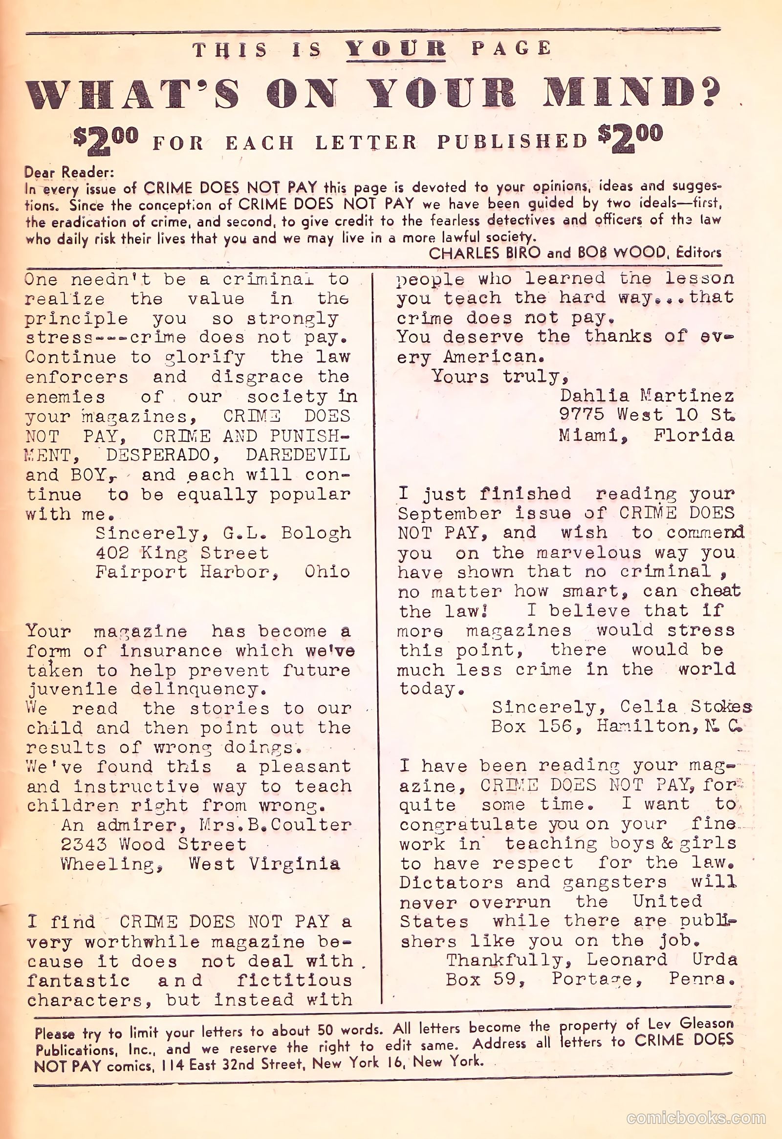 Crime Does Not Pay #70 — page 50 of 53