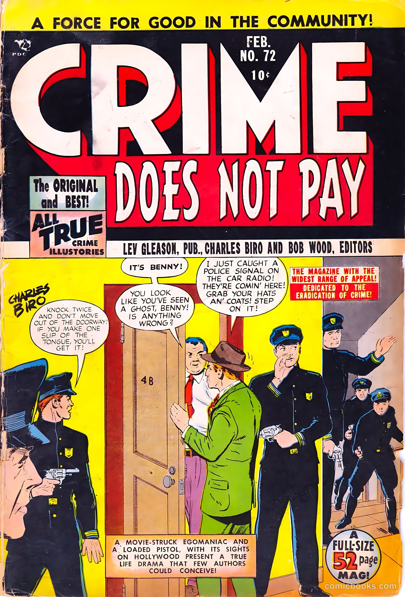 Crime Does Not Pay #72 — page 1 of 54