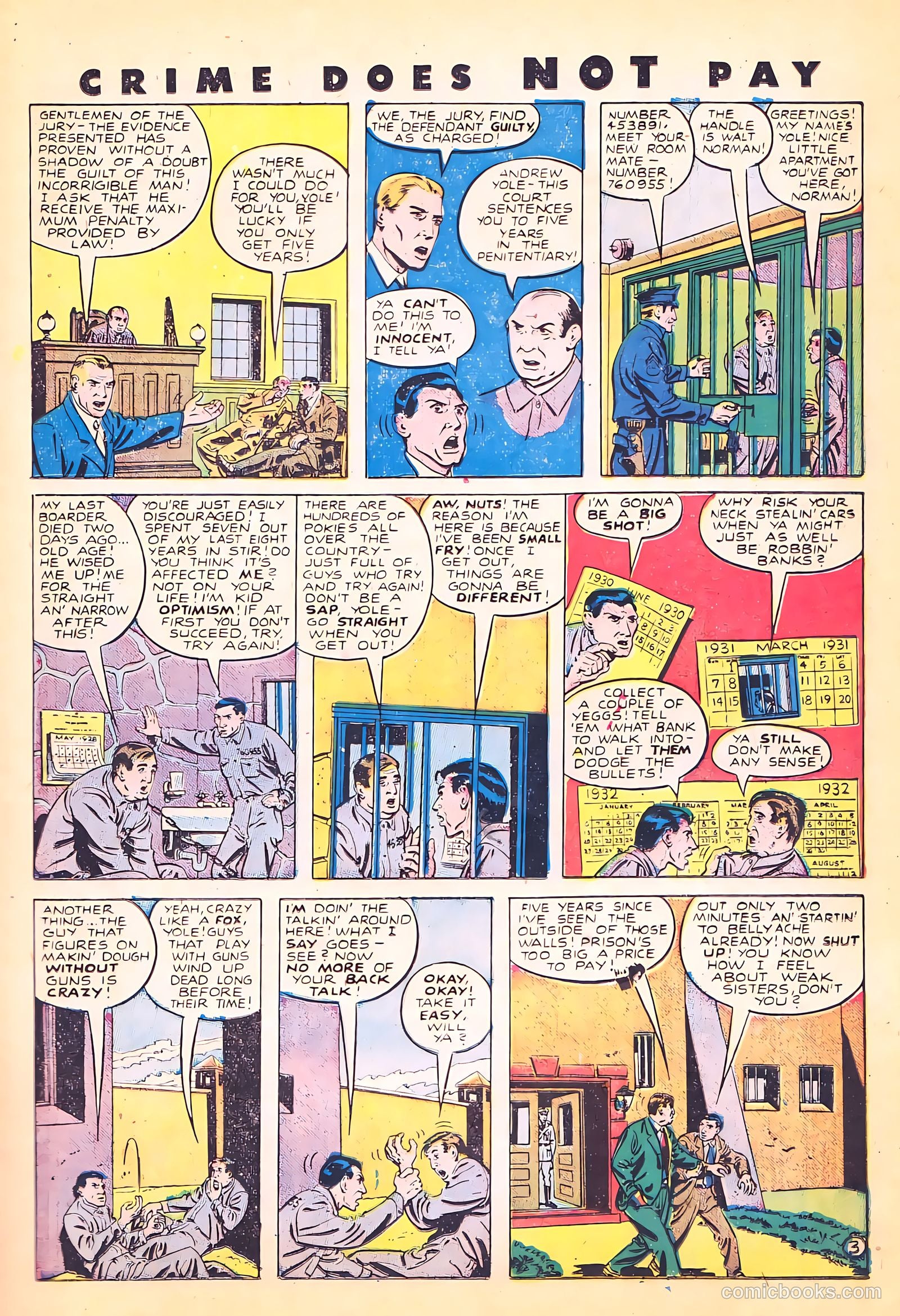 Crime Does Not Pay #72 — page 19 of 54