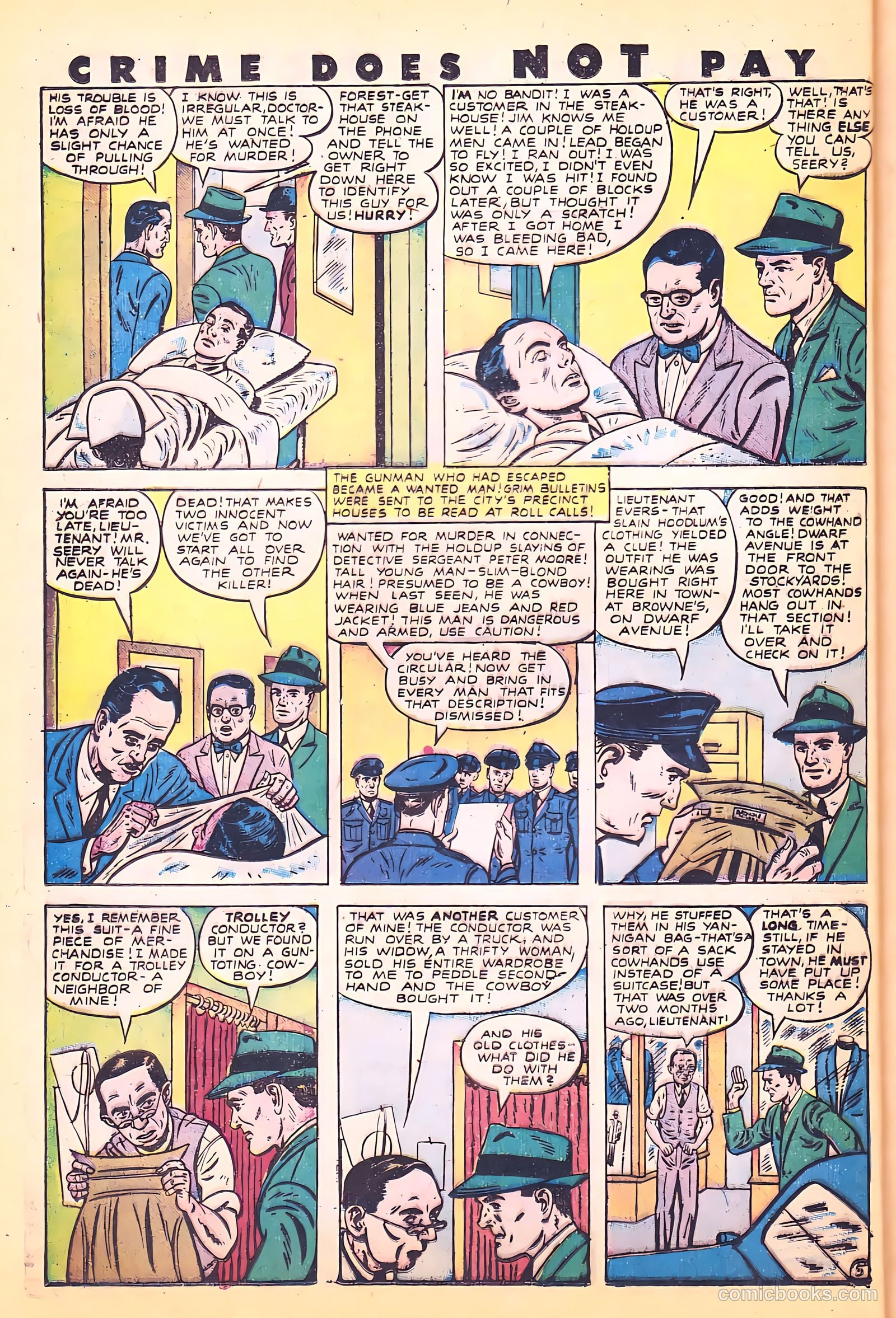 Crime Does Not Pay #72 — page 33 of 54