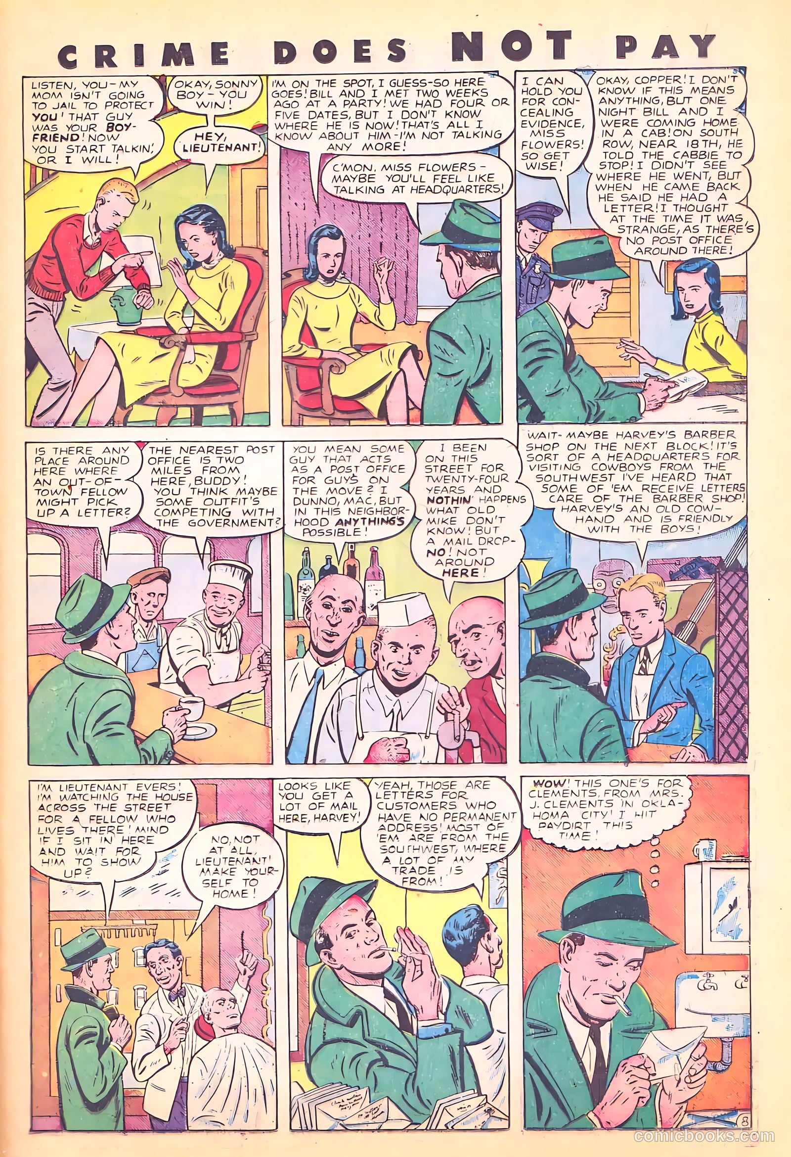 Crime Does Not Pay #72 — page 36 of 54
