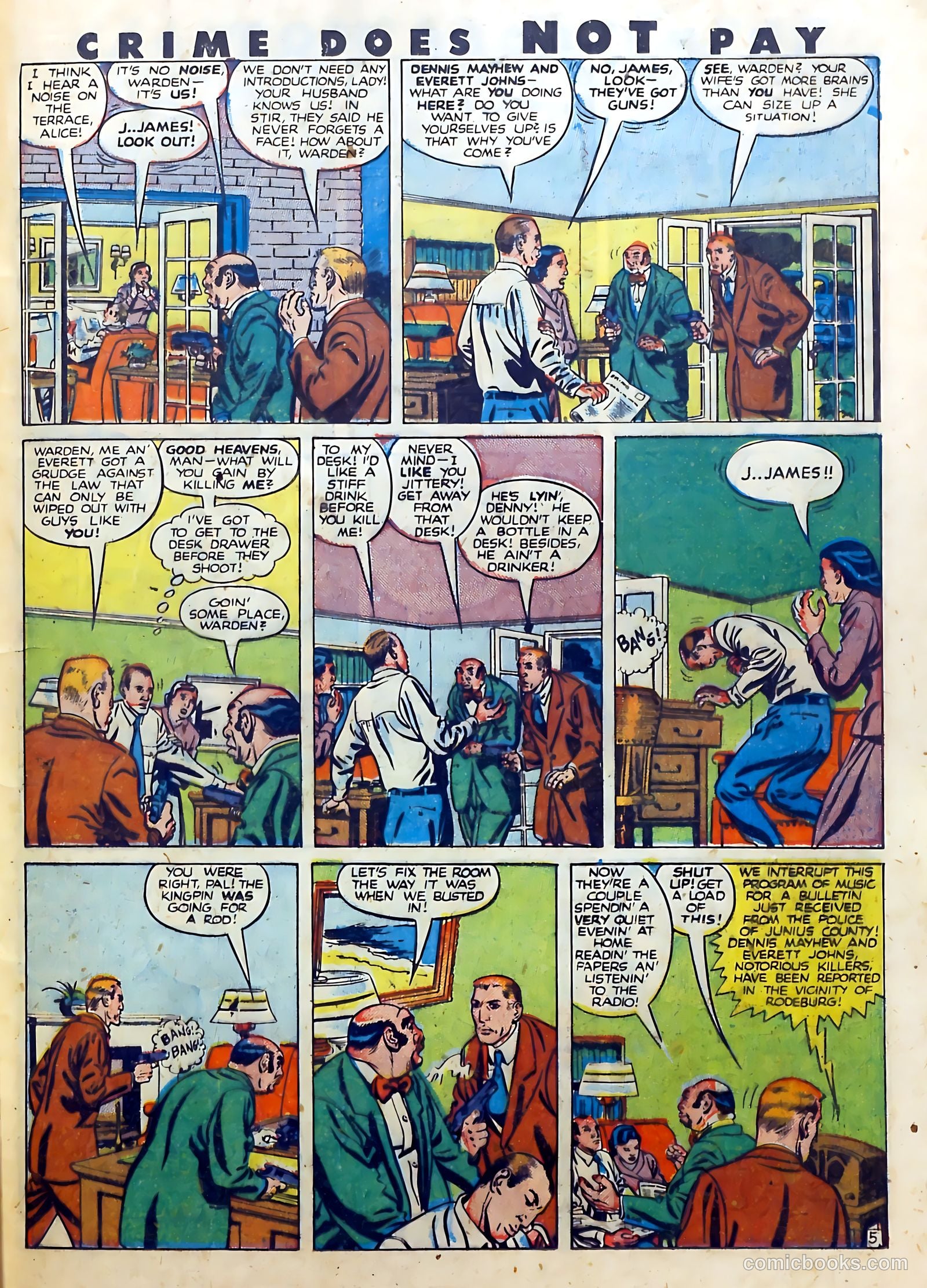 Crime Does Not Pay #73 — page 35 of 54