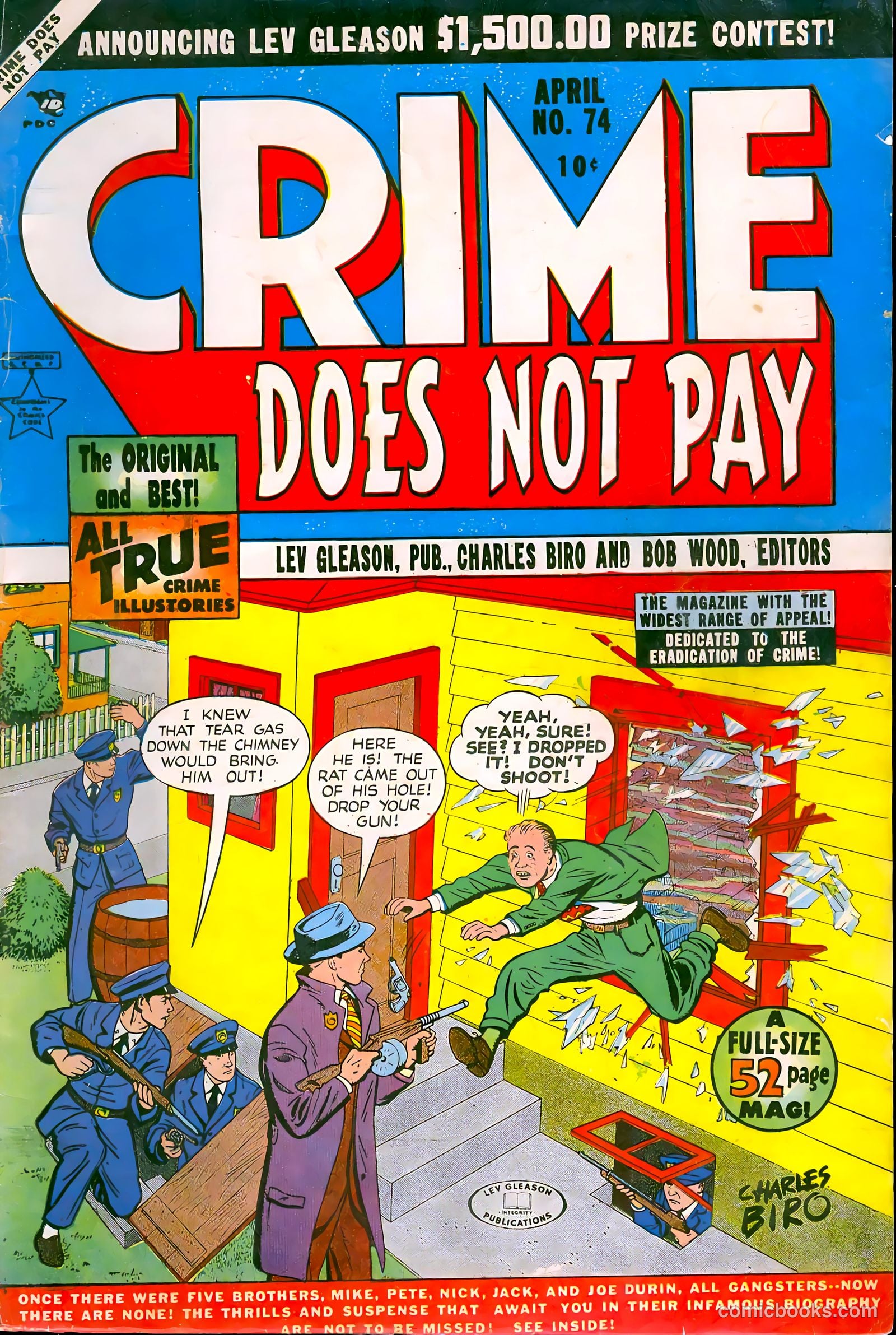 Crime Does Not Pay #74 — page 1 of 53