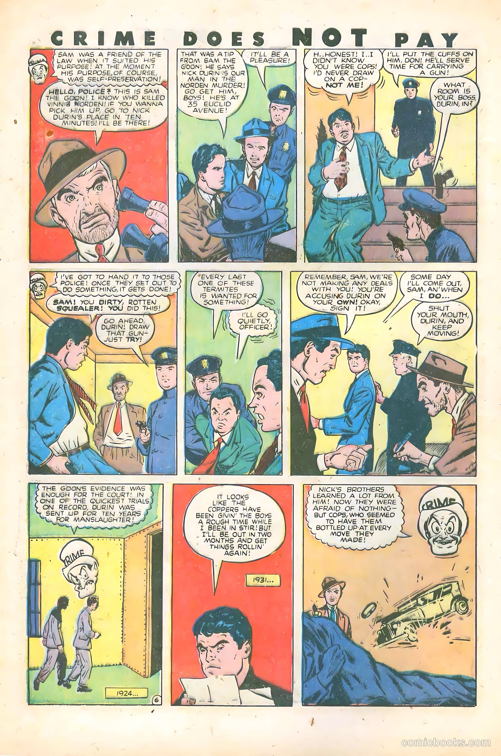 Crime Does Not Pay #74 — page 8 of 53