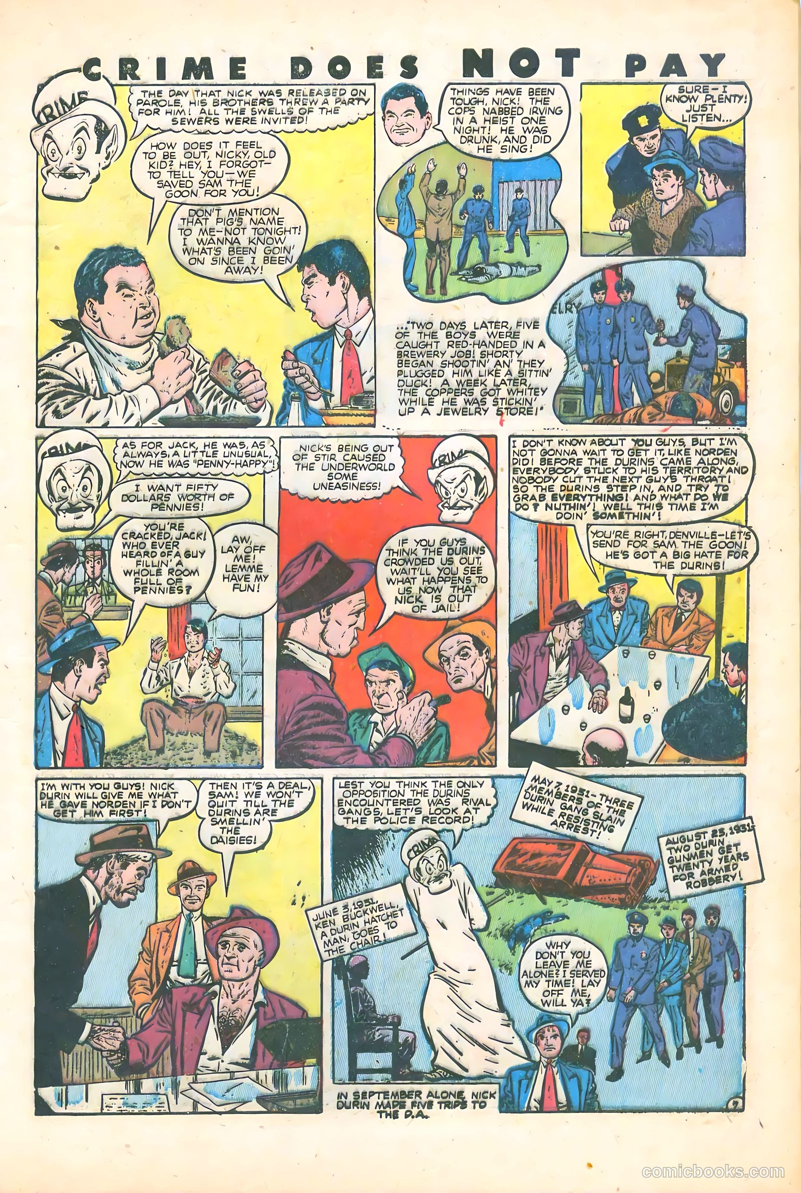 Crime Does Not Pay #74 — page 9 of 53