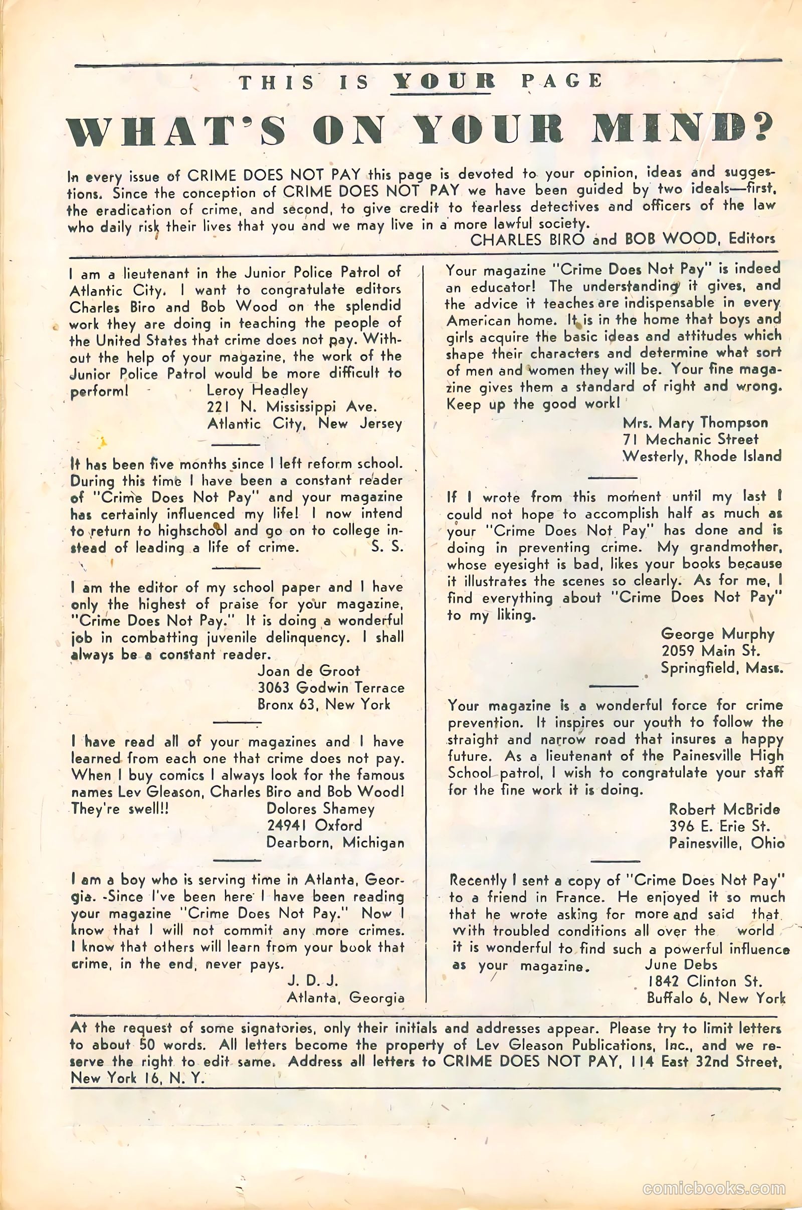 Crime Does Not Pay #74 — page 29 of 53