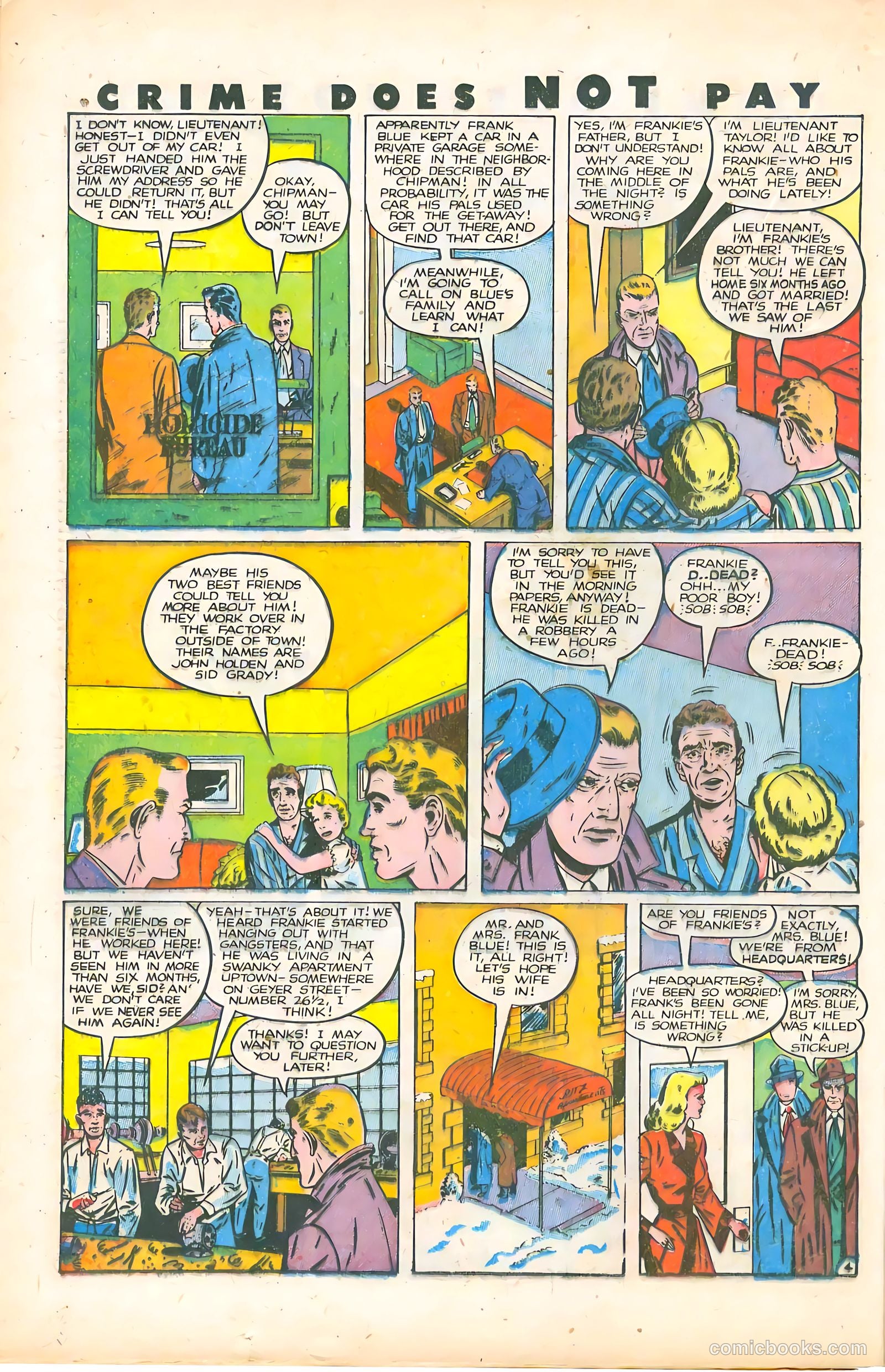 Crime Does Not Pay #74 — page 33 of 53