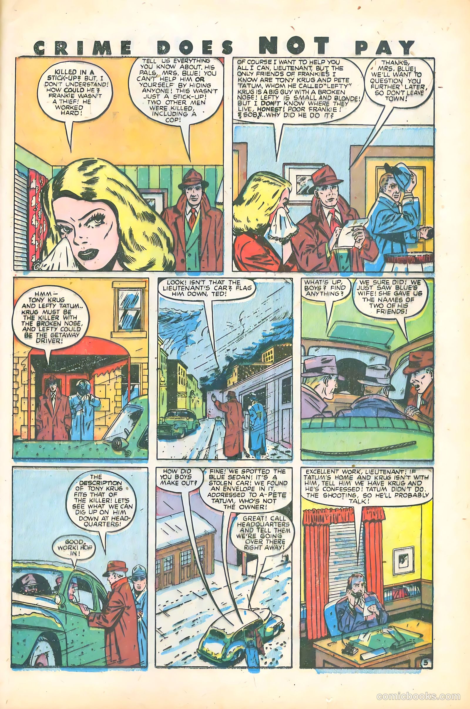 Crime Does Not Pay #74 — page 34 of 53