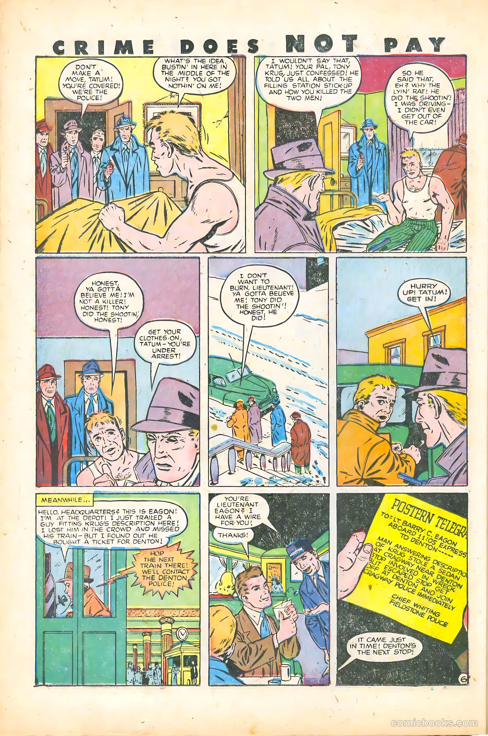 Crime Does Not Pay #74 — page 35 of 53