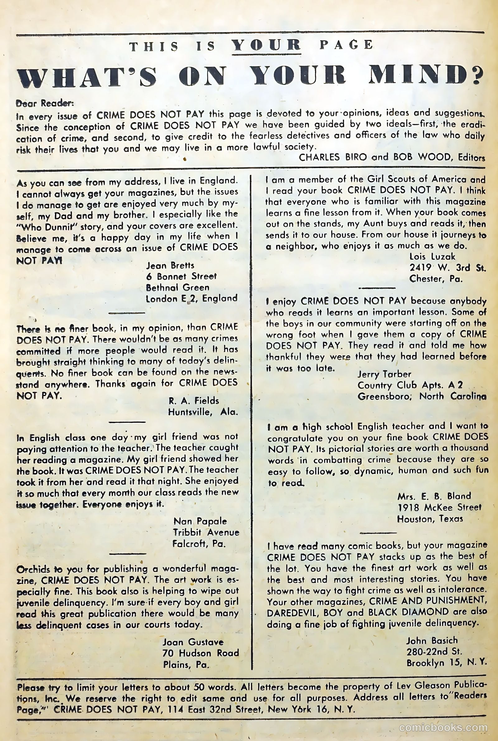 Crime Does Not Pay #76 — page 38 of 52
