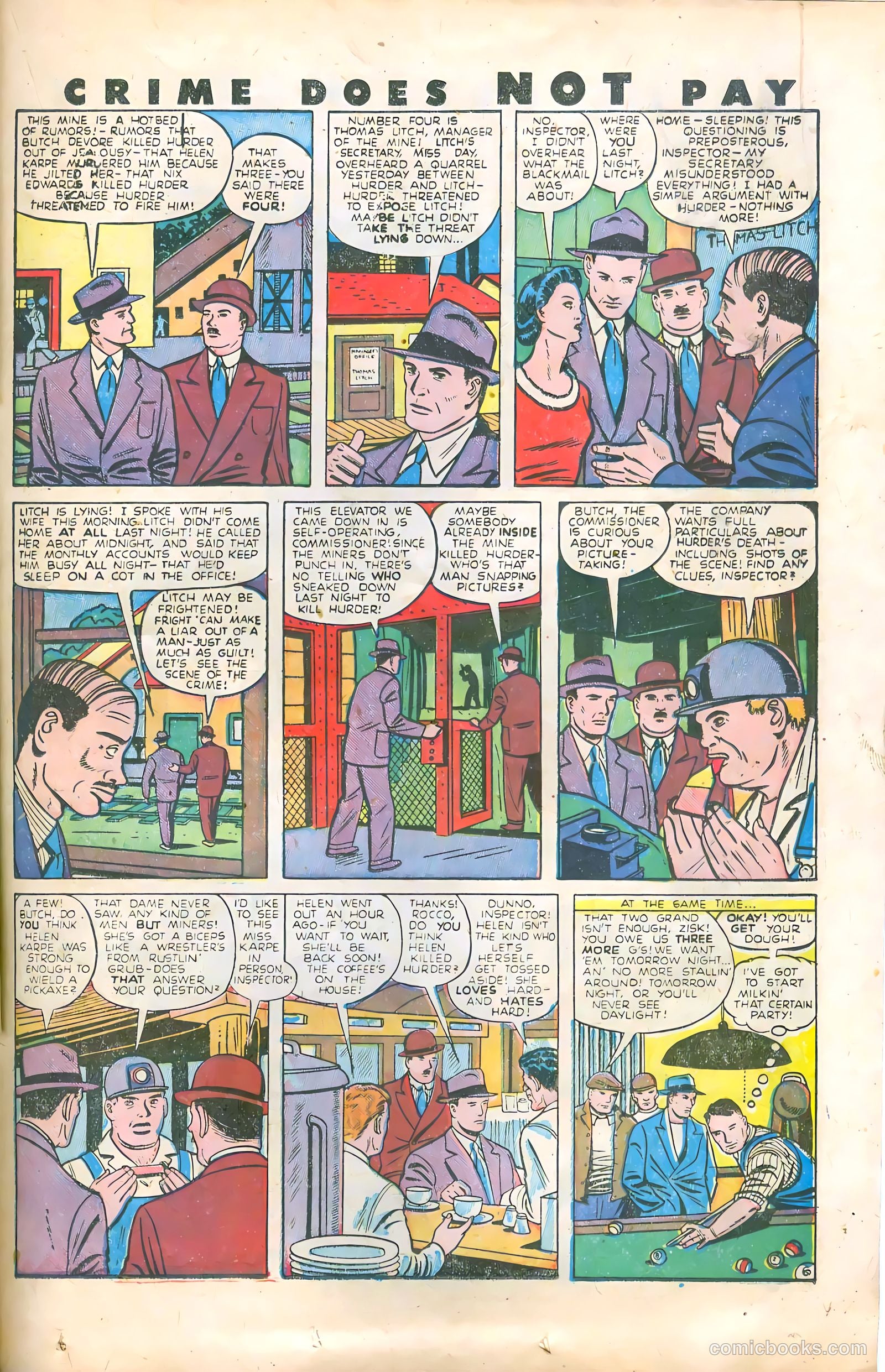 Crime Does Not Pay #77 — page 31 of 52