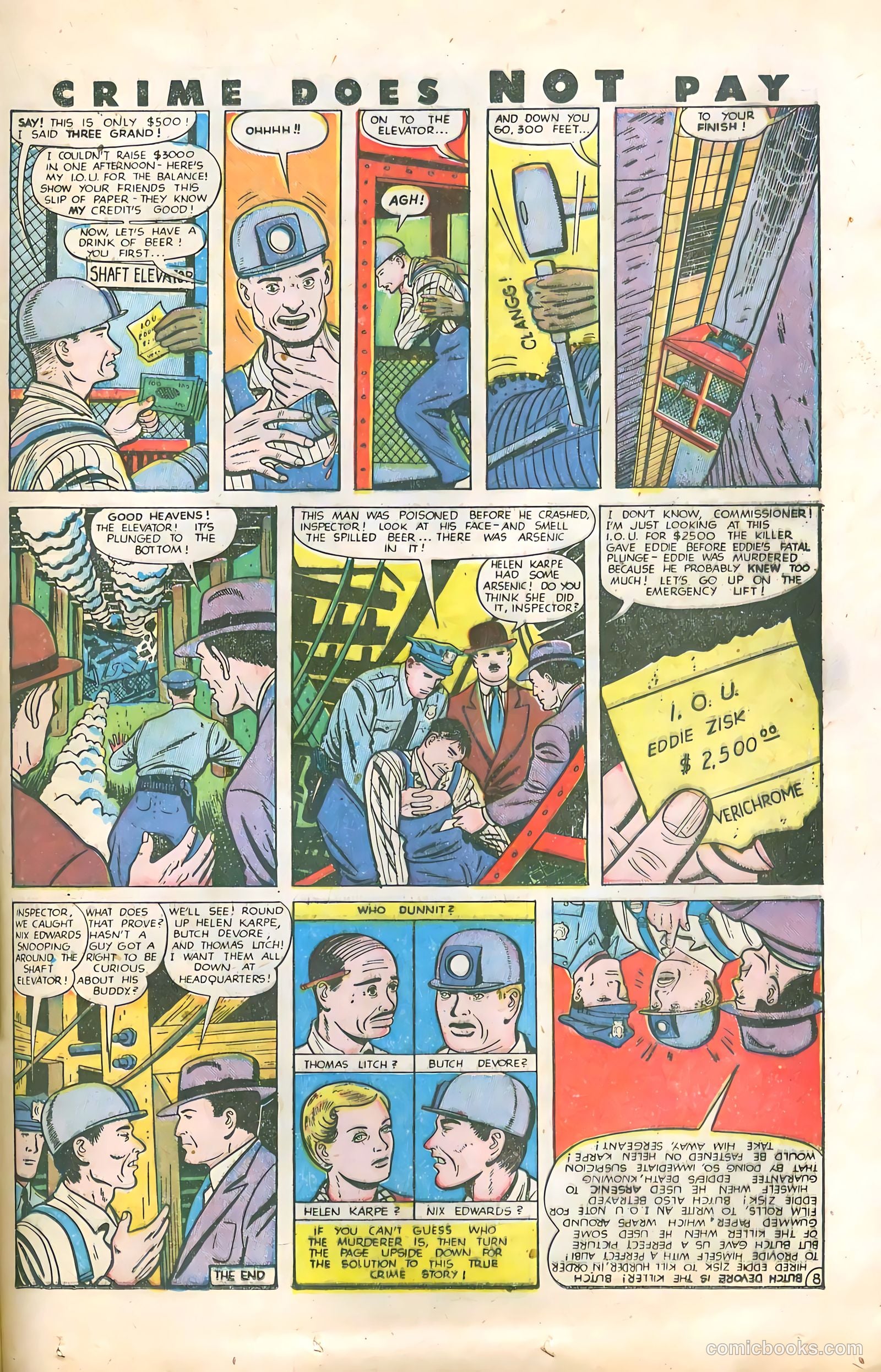 Crime Does Not Pay #77 — page 33 of 52