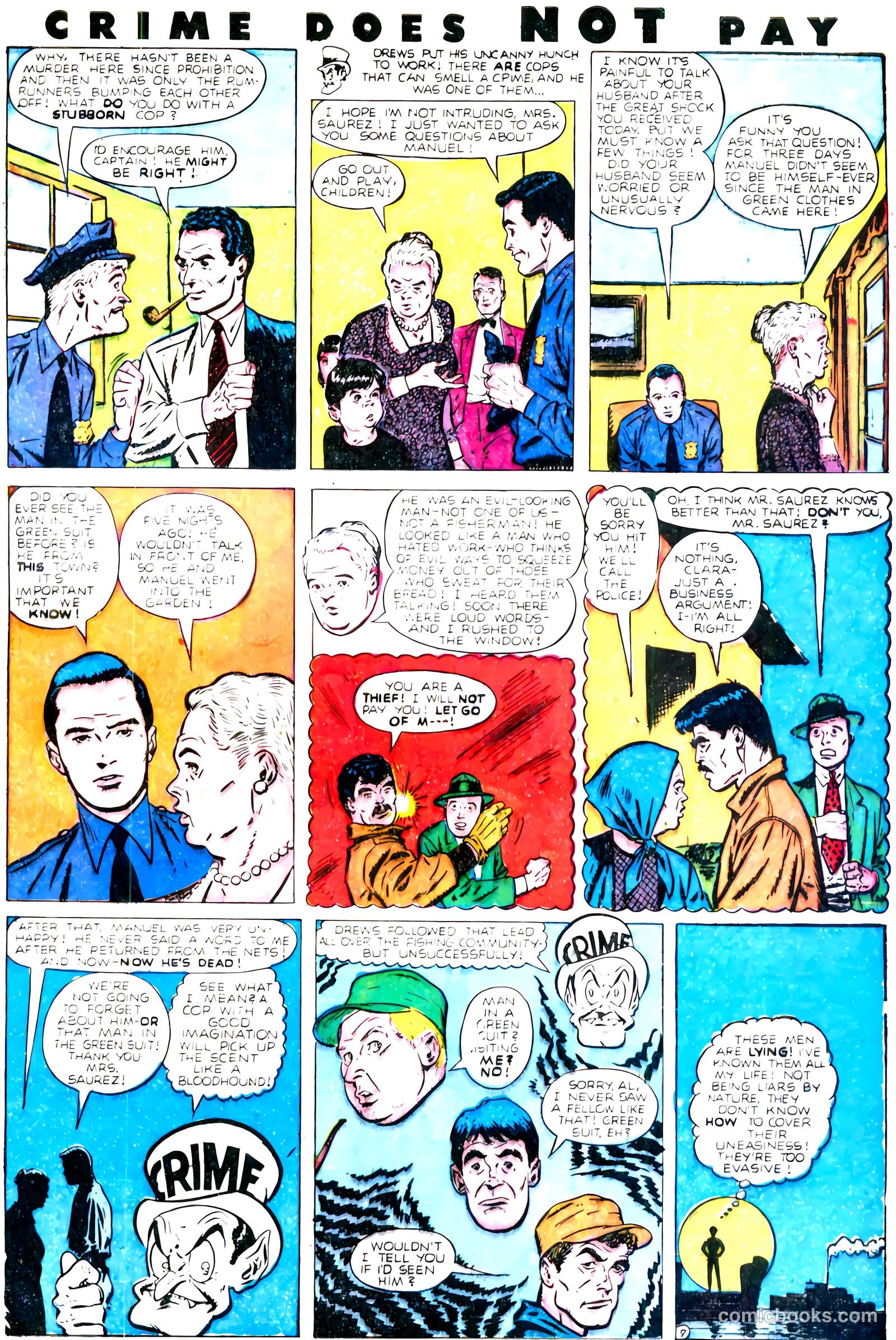 Crime Does Not Pay #81 — page 9 of 52