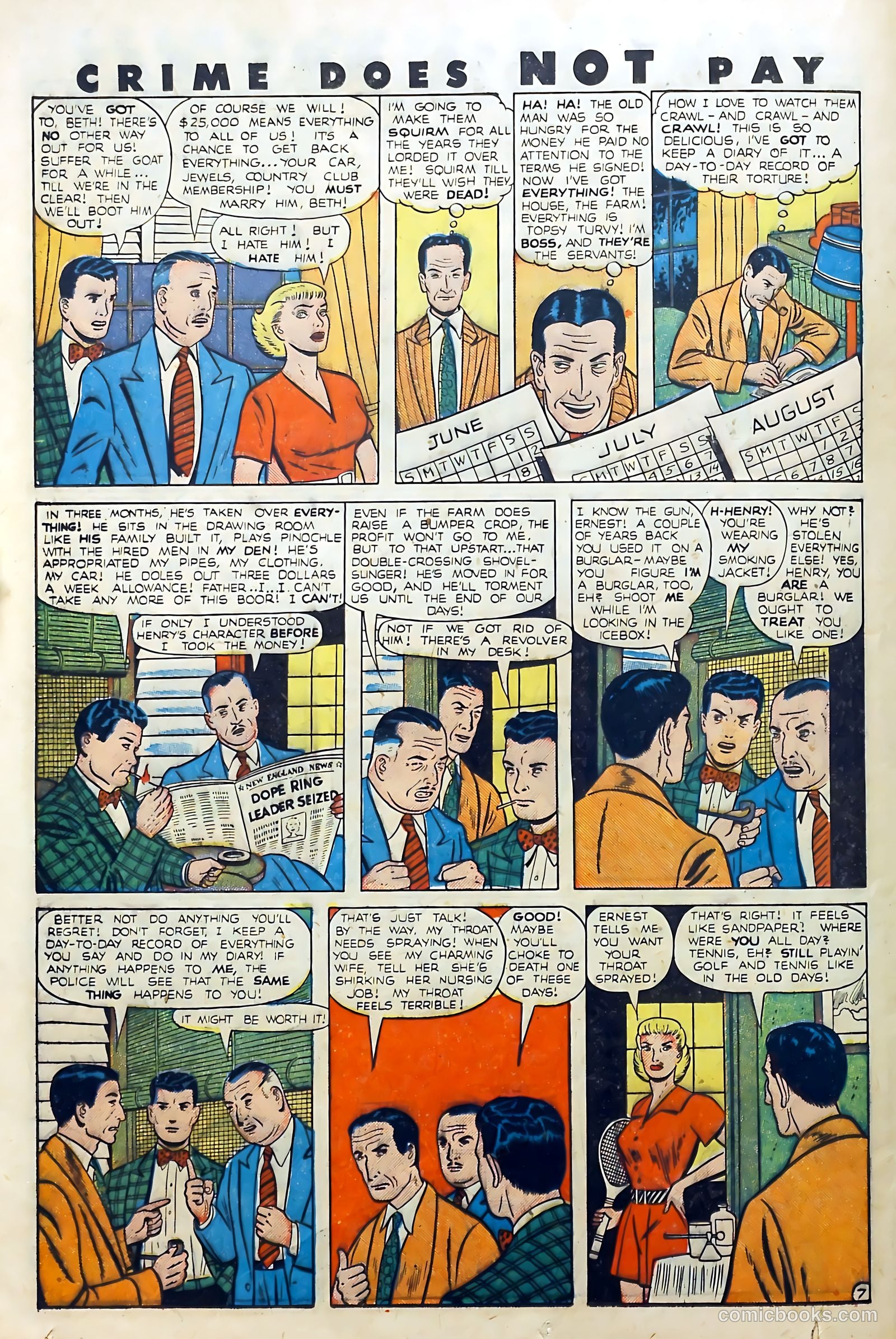 Crime Does Not Pay #83 — page 32 of 53