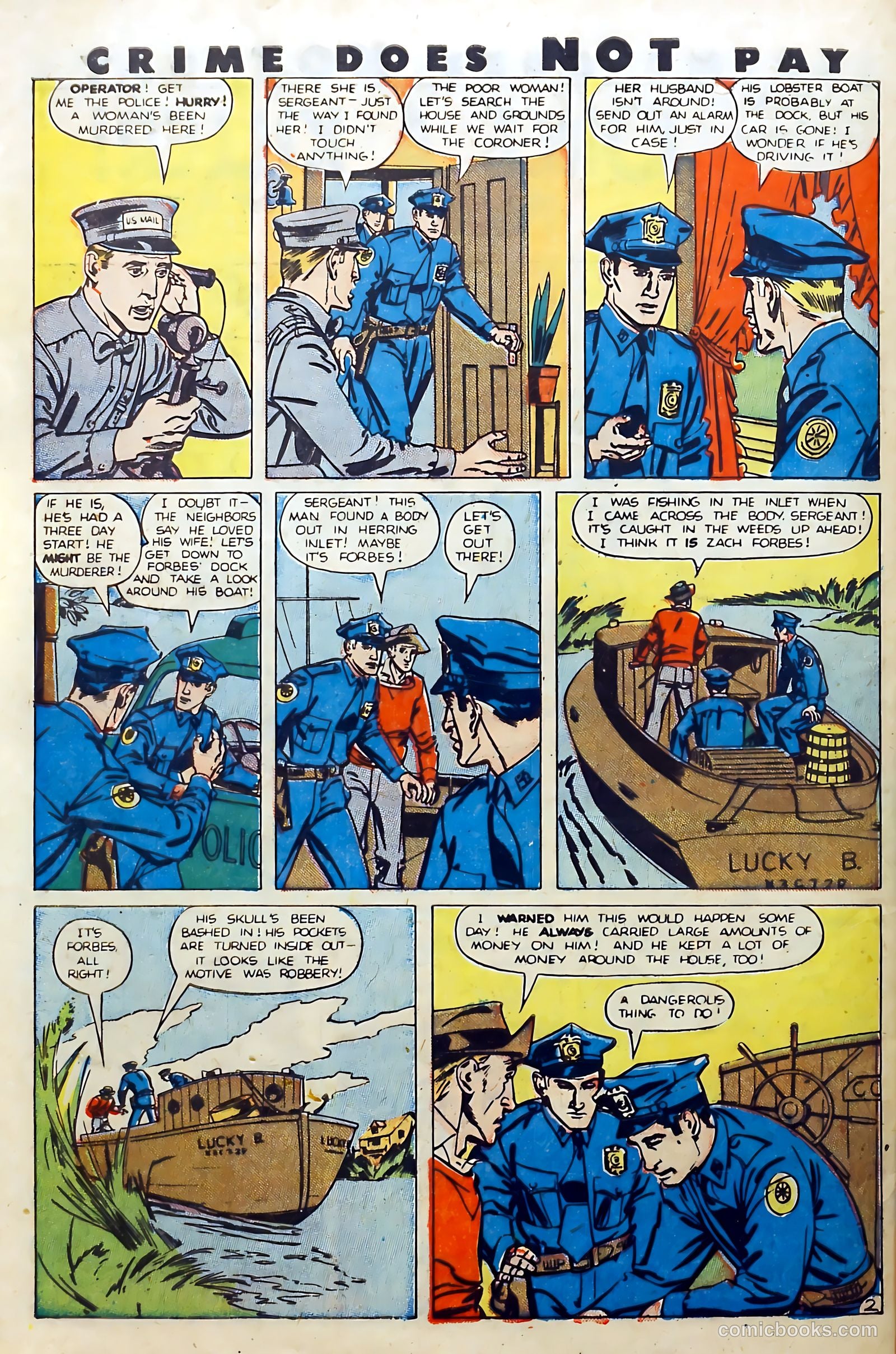 Crime Does Not Pay #83 — page 40 of 53