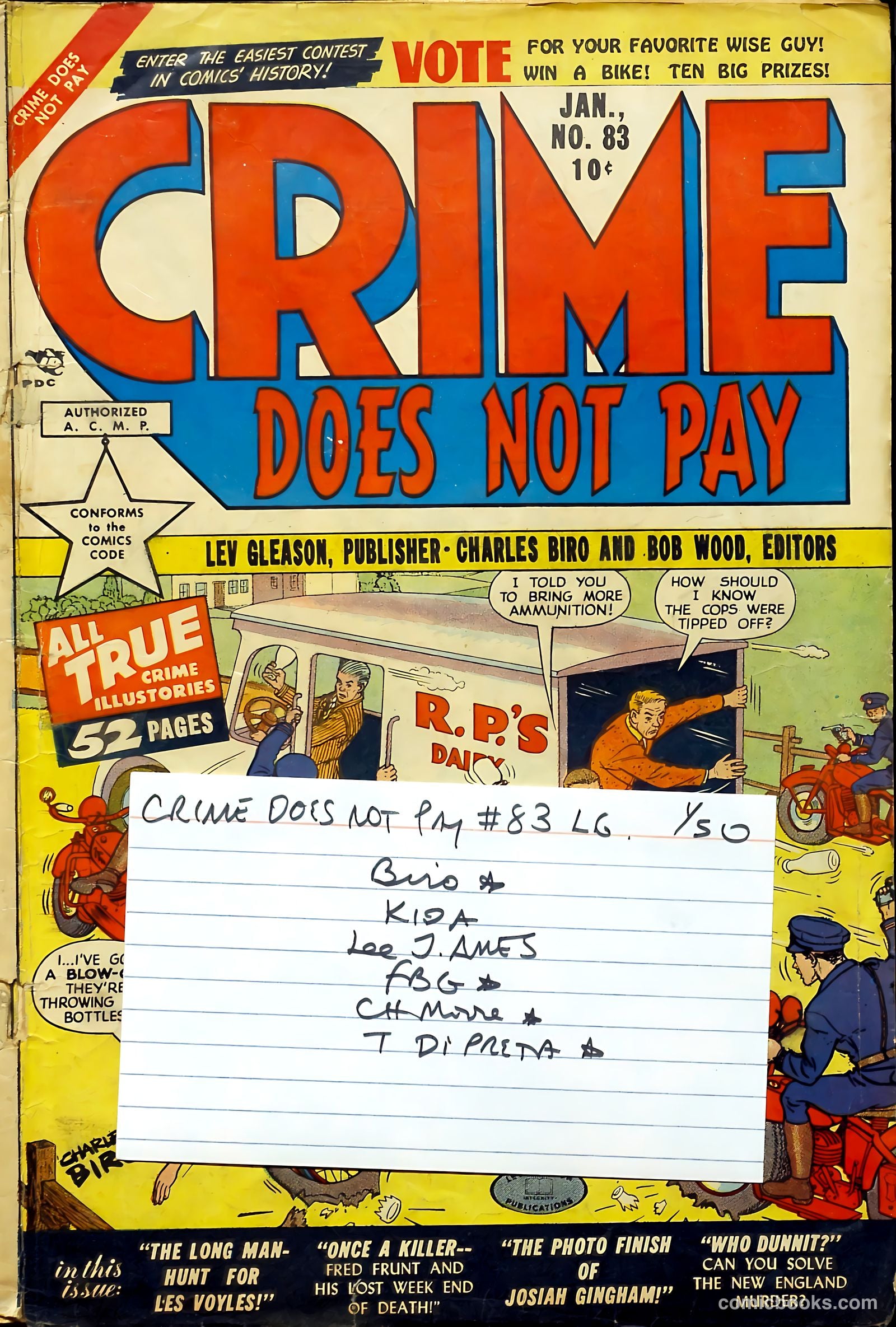 Crime Does Not Pay #83 — page 53 of 53