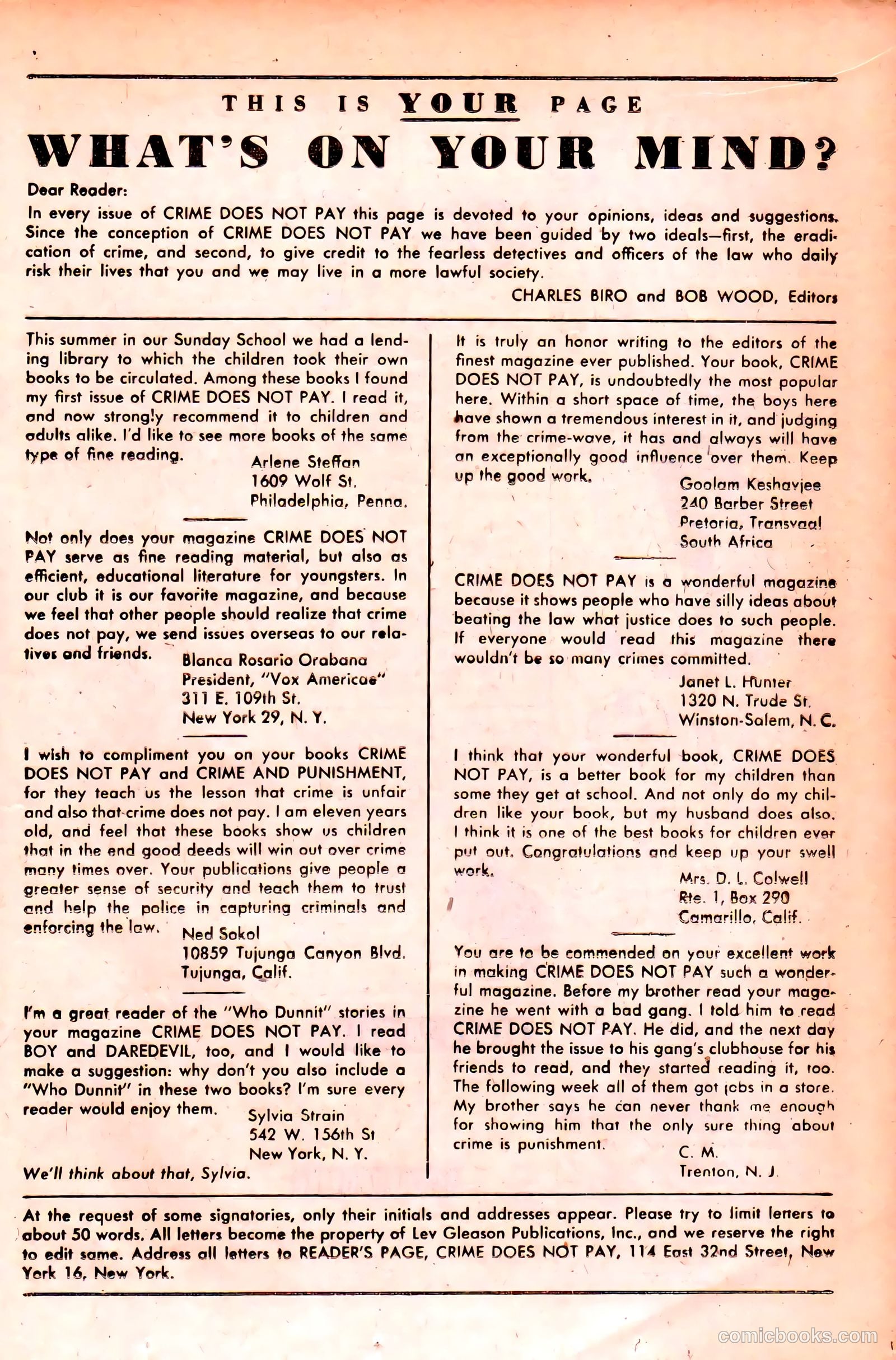 Crime Does Not Pay #84 — page 17 of 52