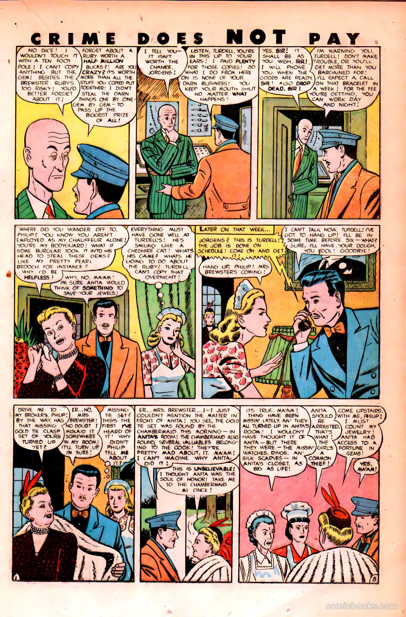 Crime Does Not Pay #84 — page 23 of 52