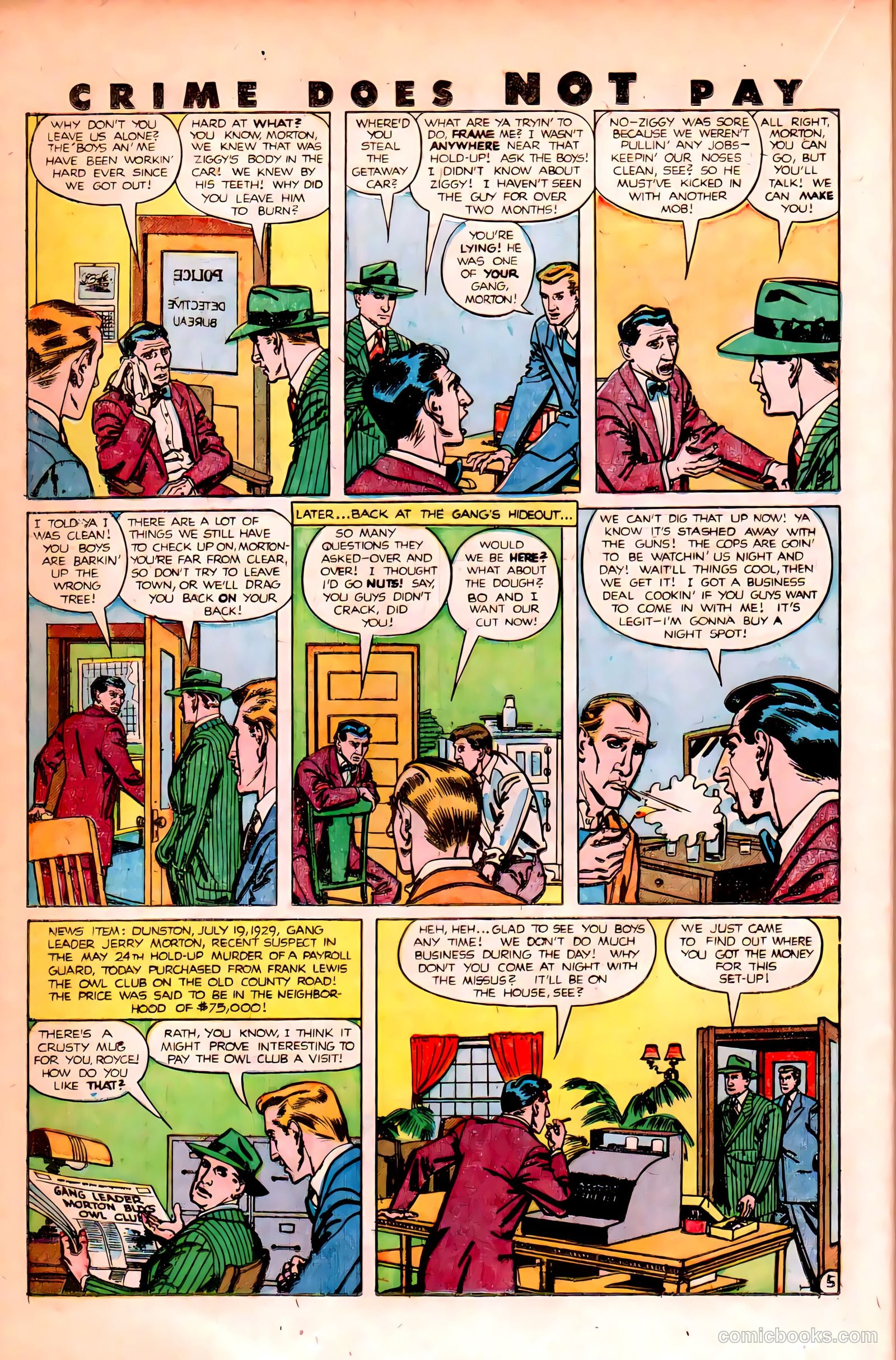 Crime Does Not Pay #84 — page 36 of 52