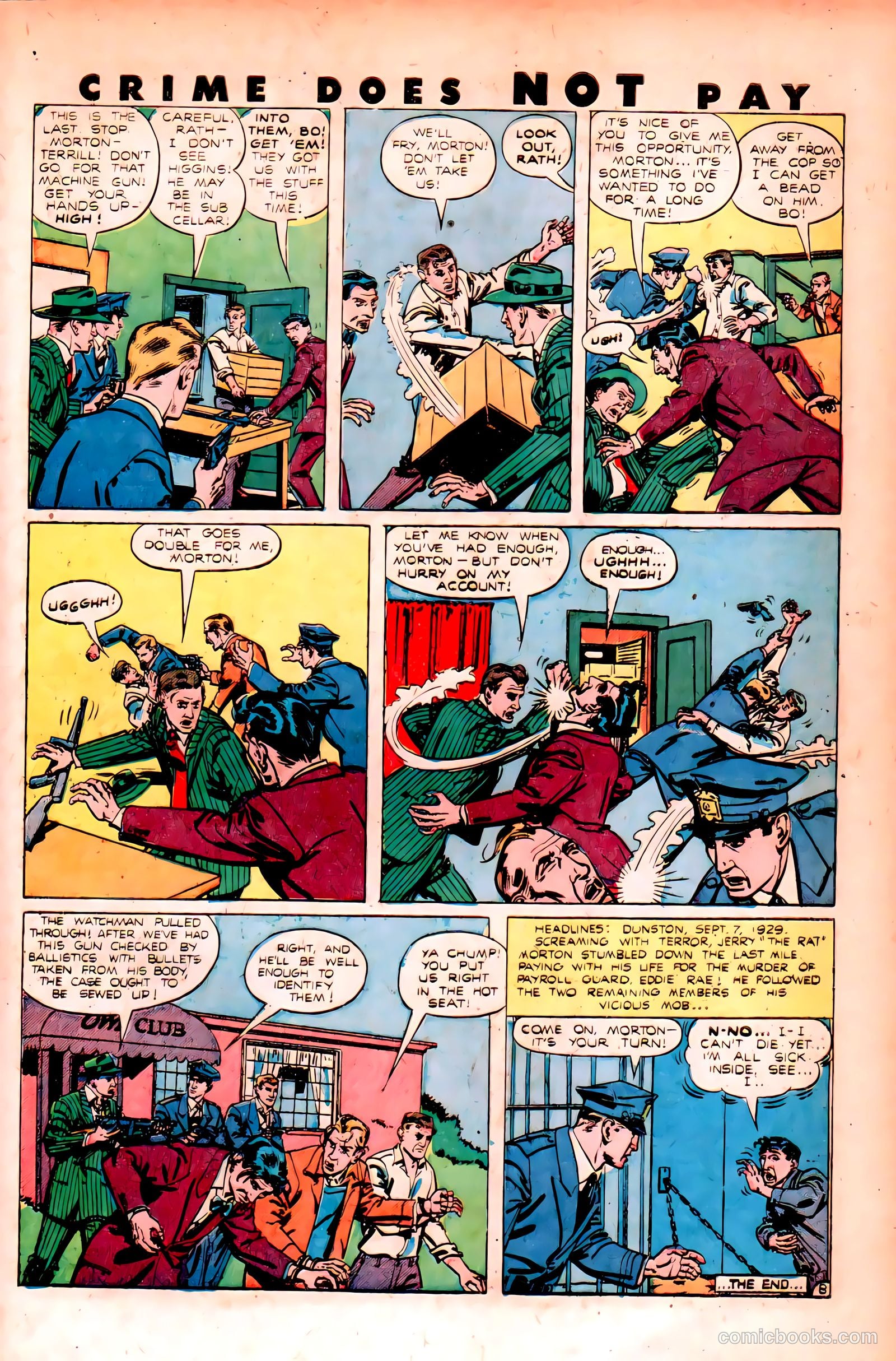 Crime Does Not Pay #84 — page 39 of 52