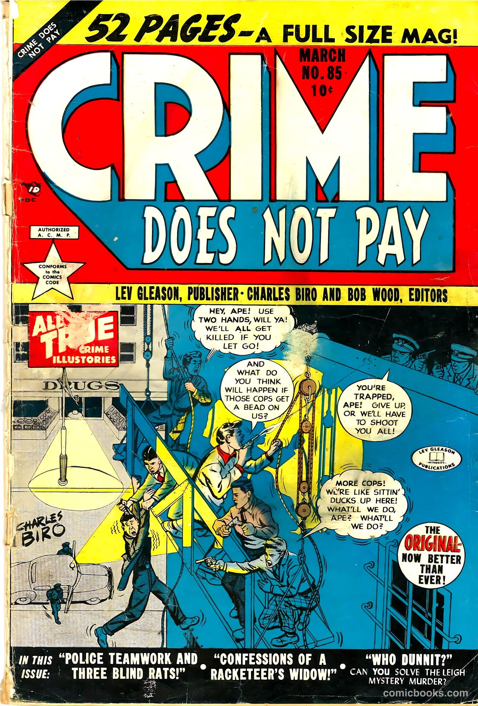 Crime Does Not Pay #85 — page 1 of 52