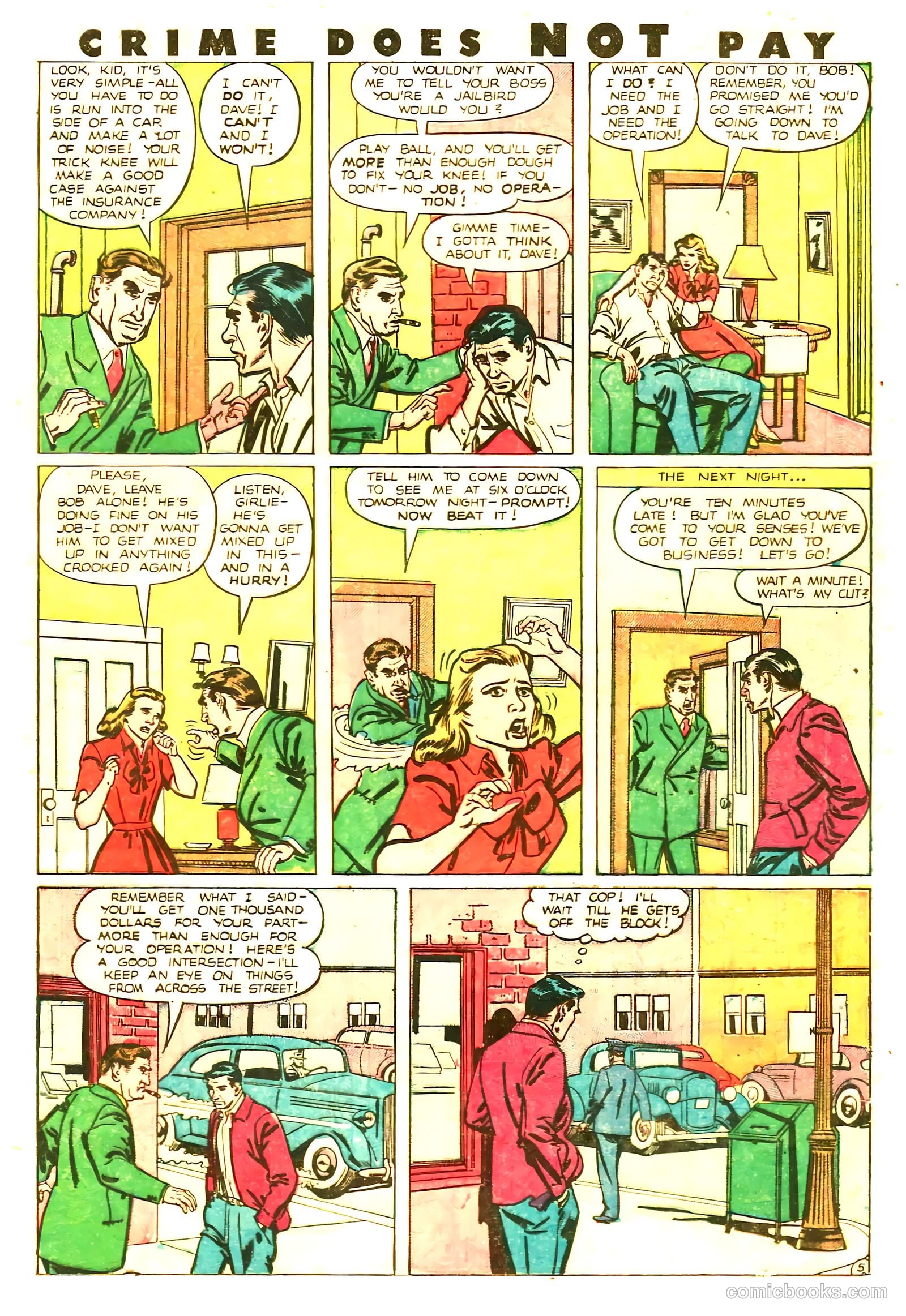 Crime Does Not Pay #85 — page 21 of 52