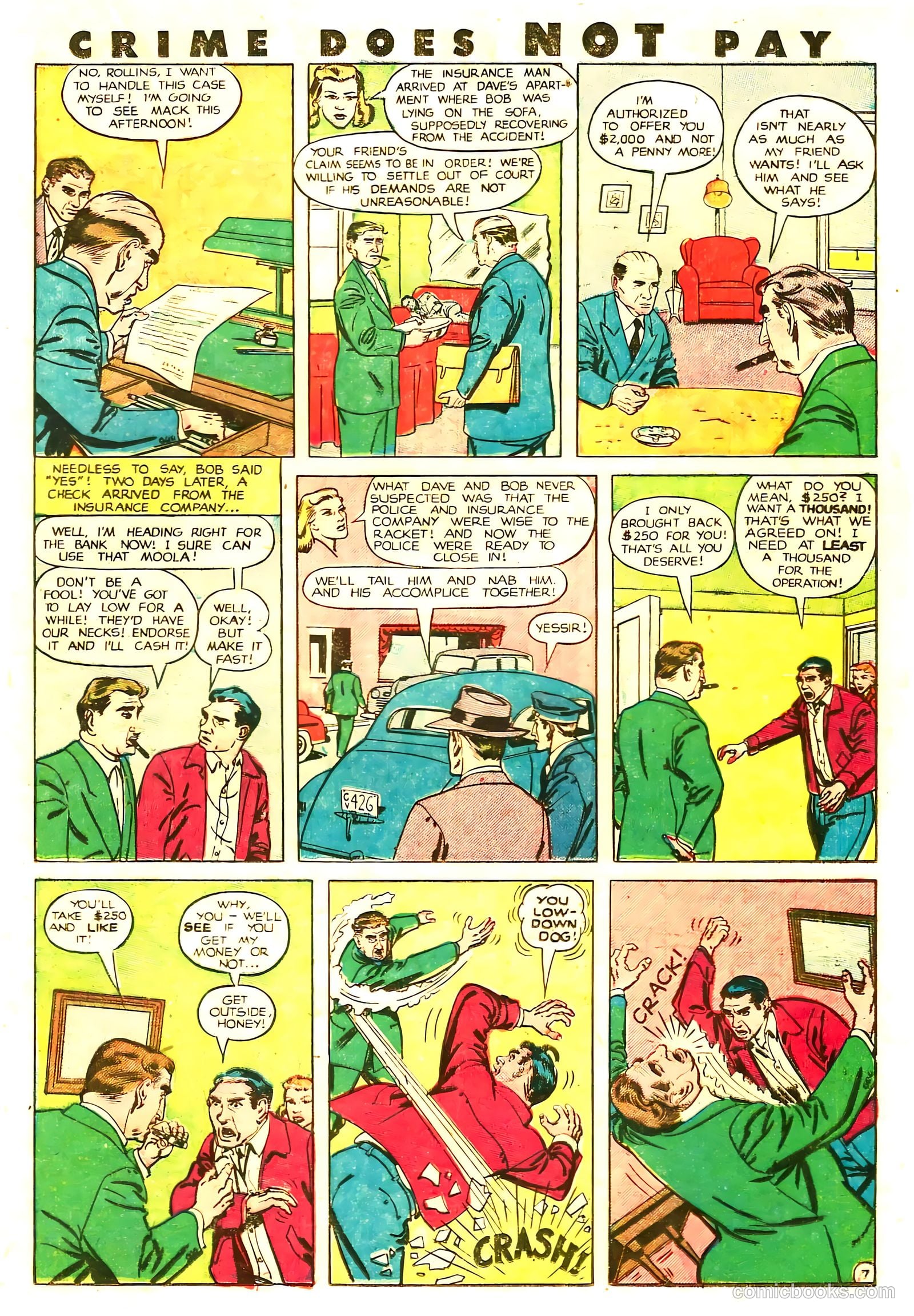 Crime Does Not Pay #85 — page 23 of 52