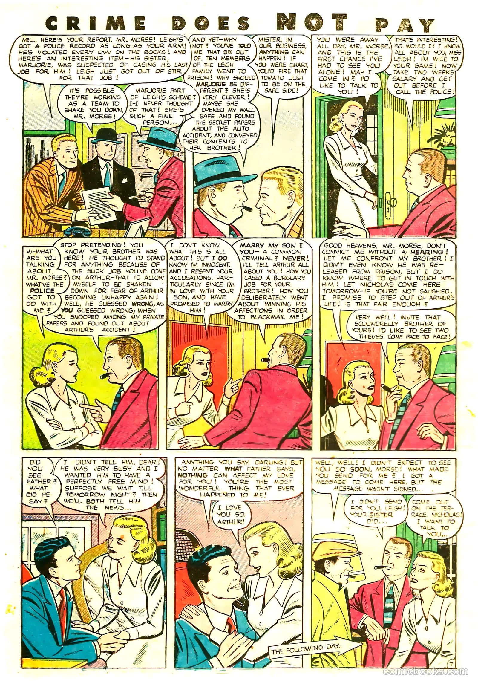 Crime Does Not Pay #85 — page 34 of 52