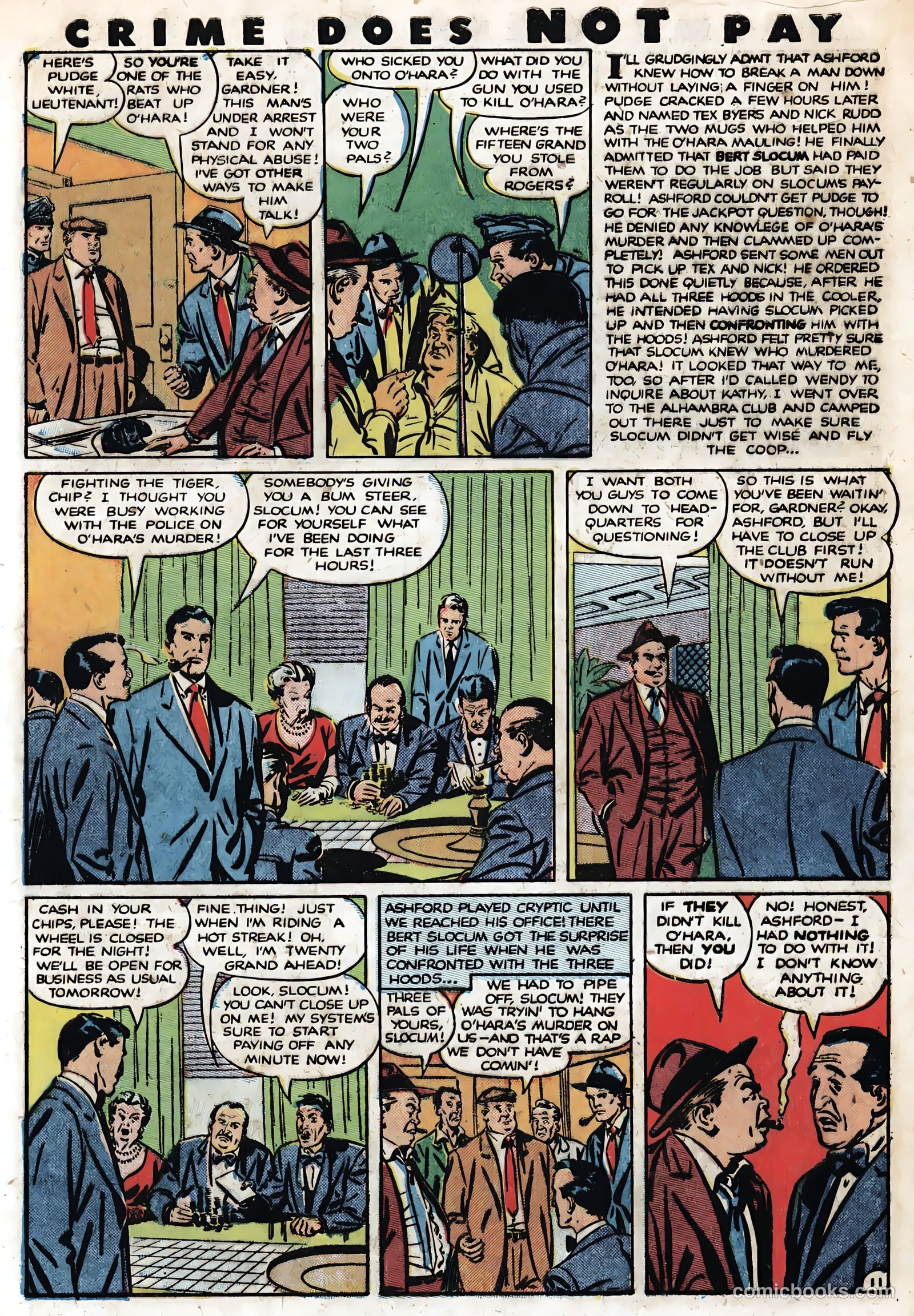 Crime Does Not Pay #90 — page 13 of 52