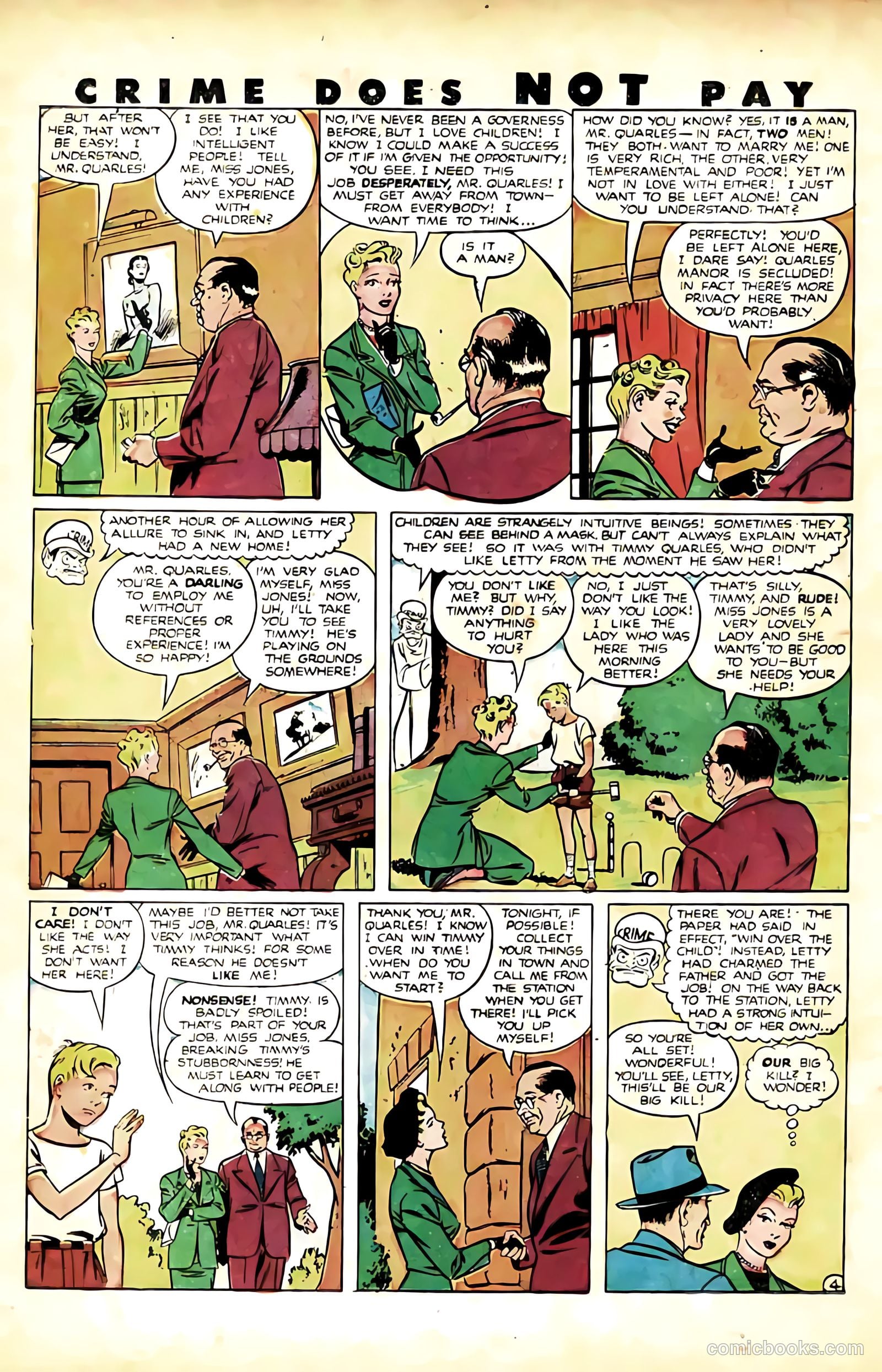 Crime Does Not Pay #91 — page 22 of 52