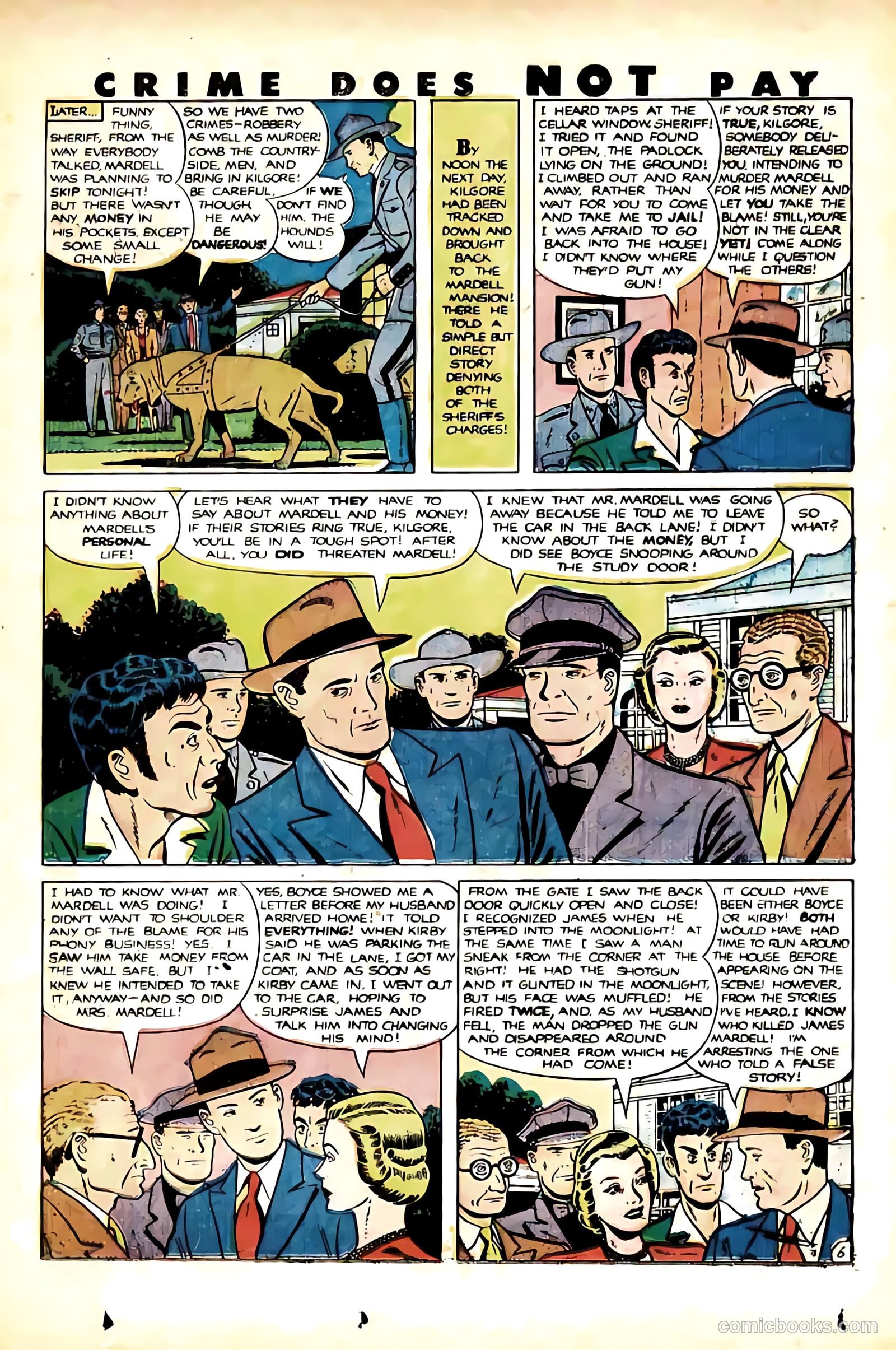 Crime Does Not Pay #91 — page 37 of 52