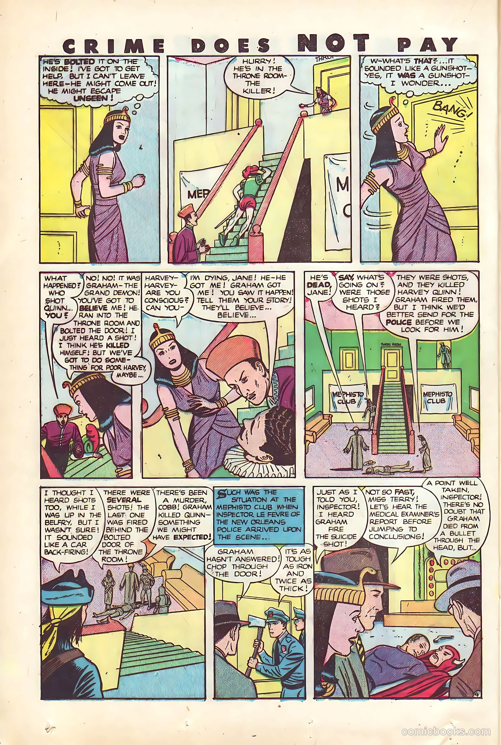 Crime Does Not Pay #92 — page 32 of 52