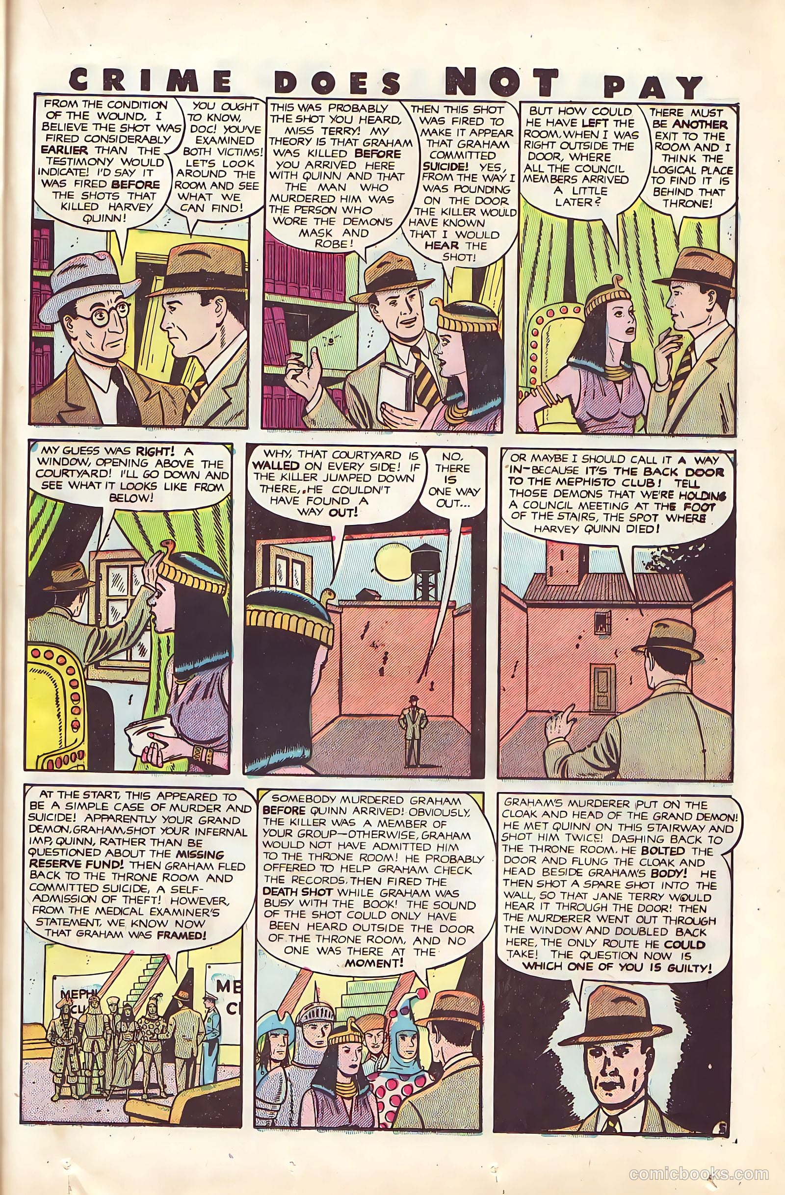 Crime Does Not Pay #92 — page 33 of 52