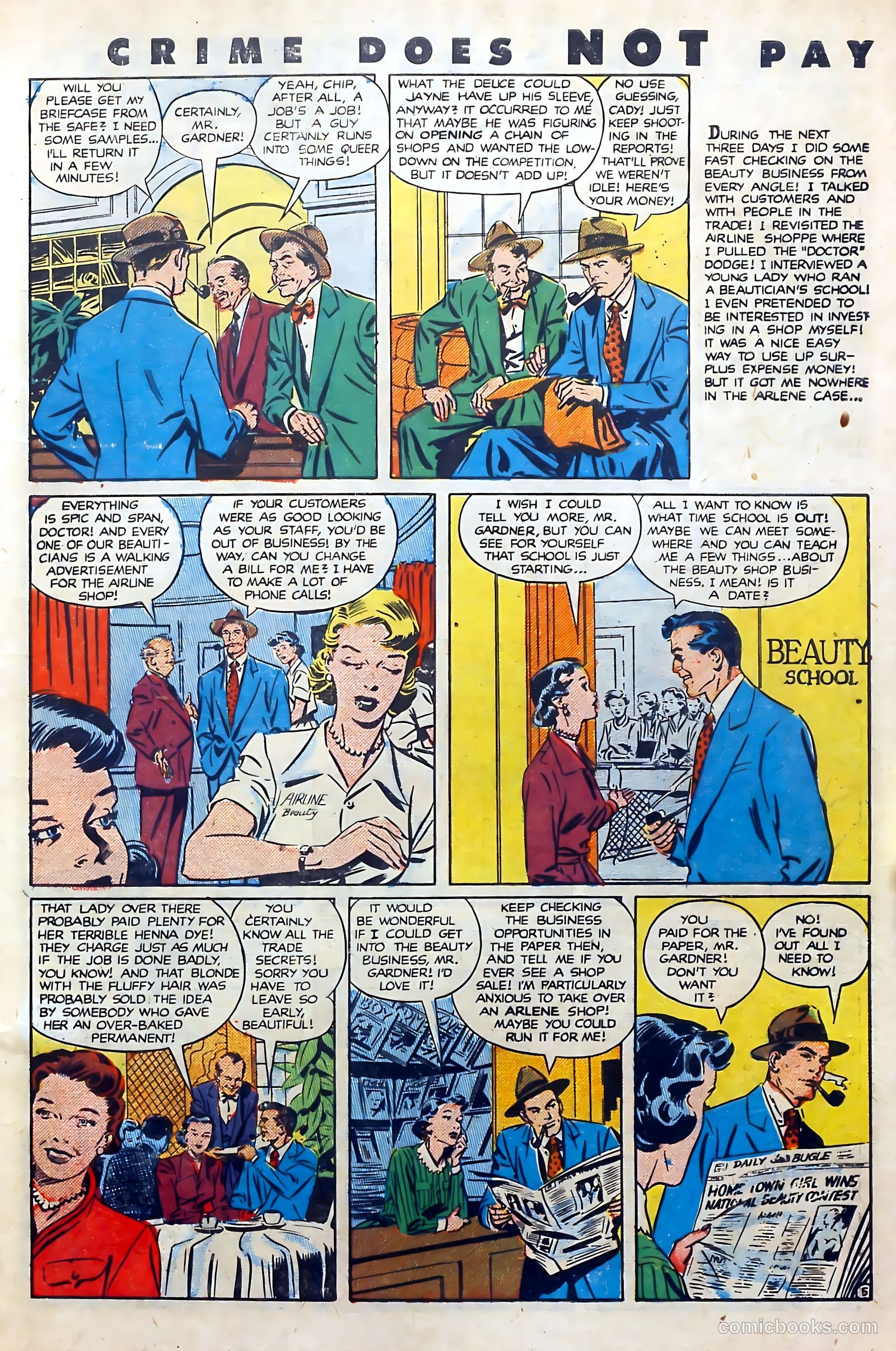 Crime Does Not Pay #94 — page 7 of 52