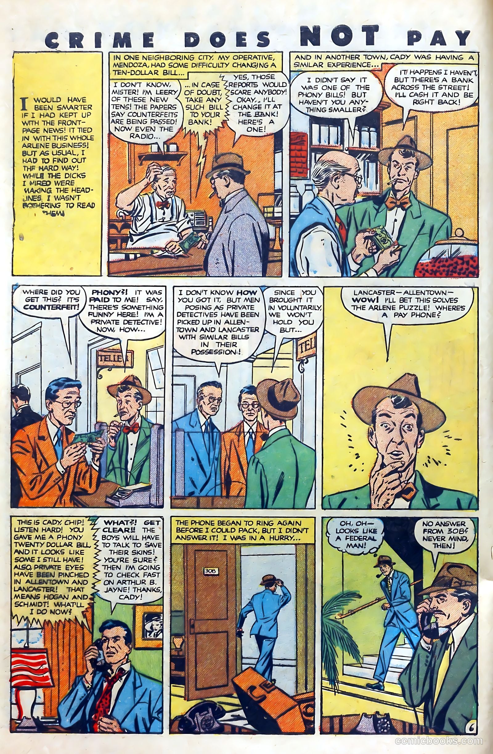 Crime Does Not Pay #94 — page 8 of 52