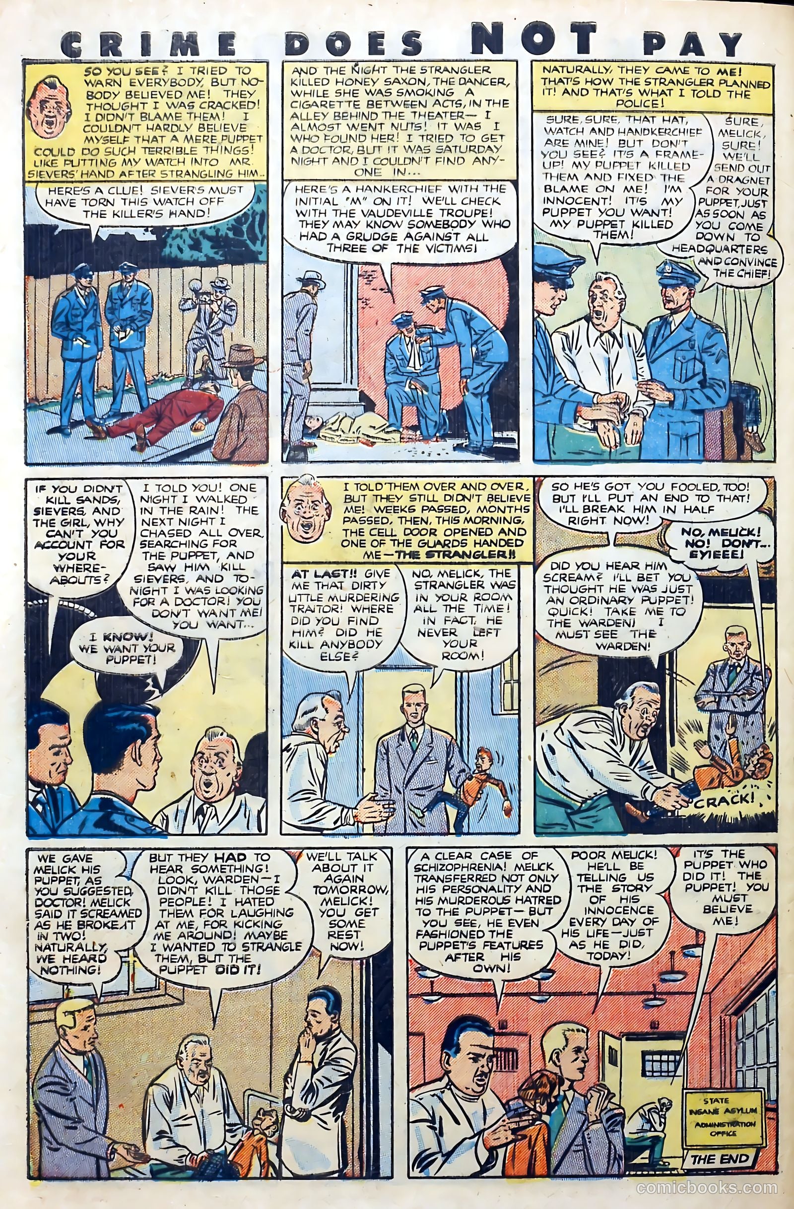 Crime Does Not Pay #94 — page 40 of 52