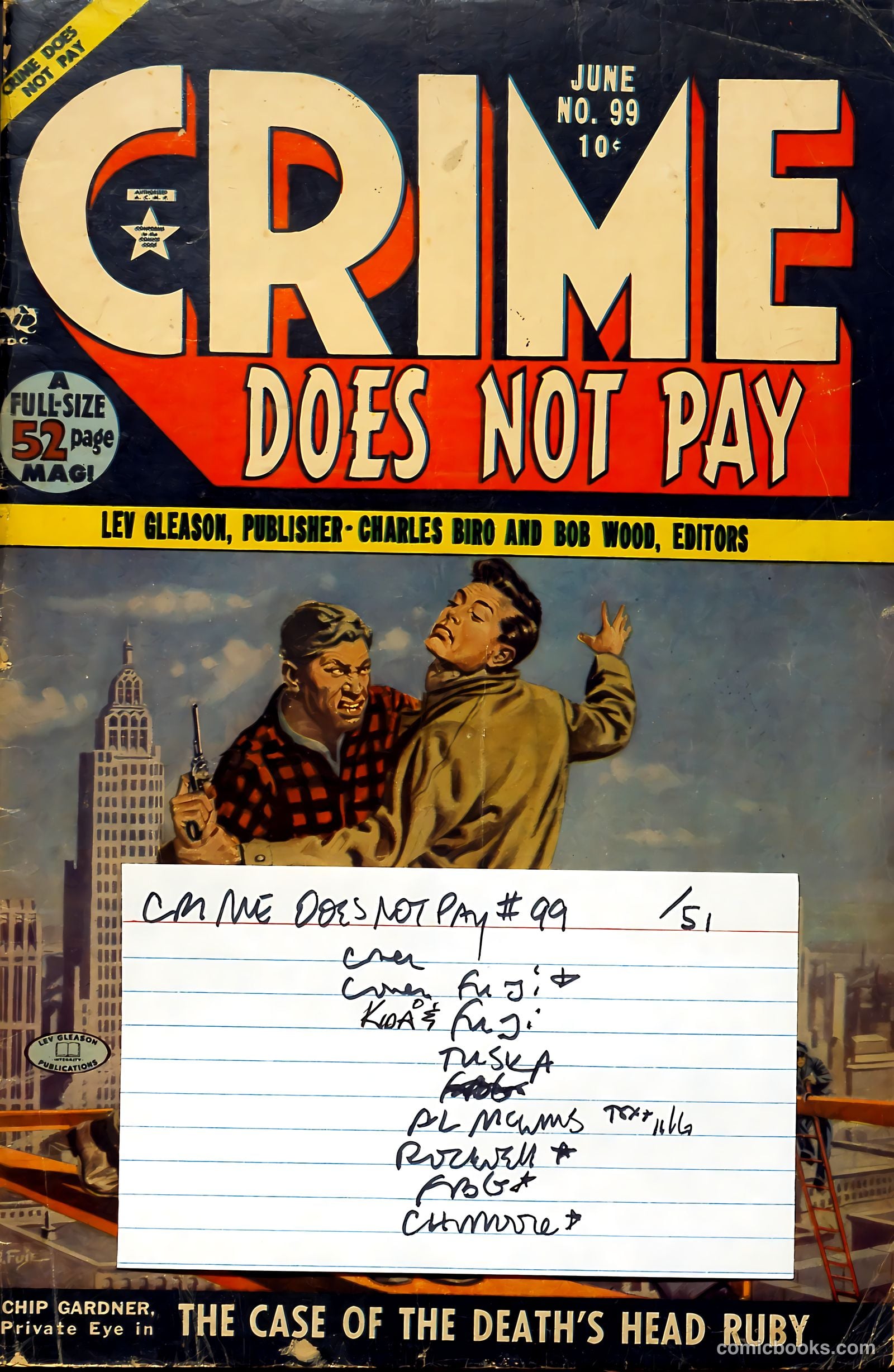 Crime Does Not Pay #99 — page 53 of 53