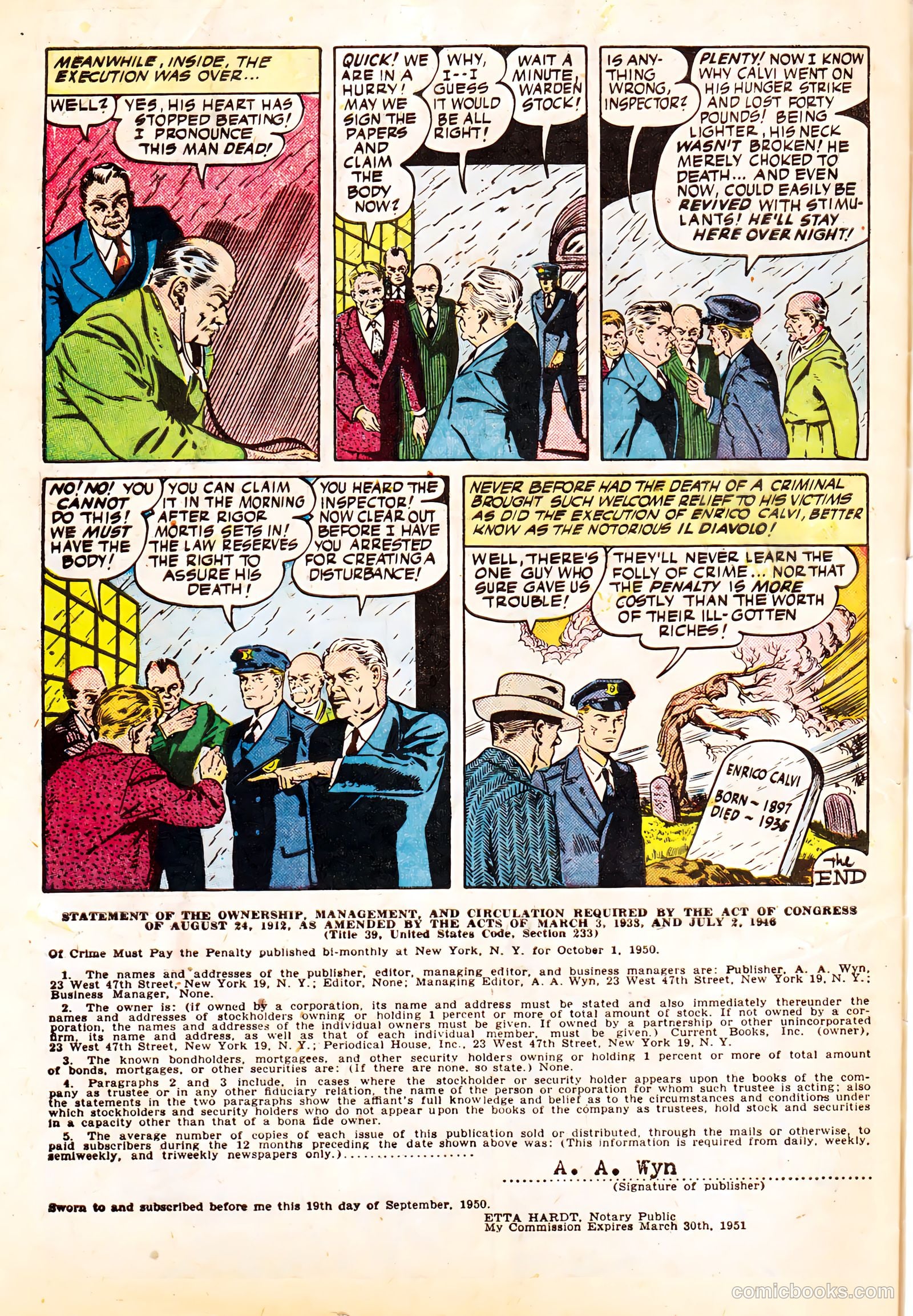 Crime Must Pay the Penalty #19 — page 34 of 36