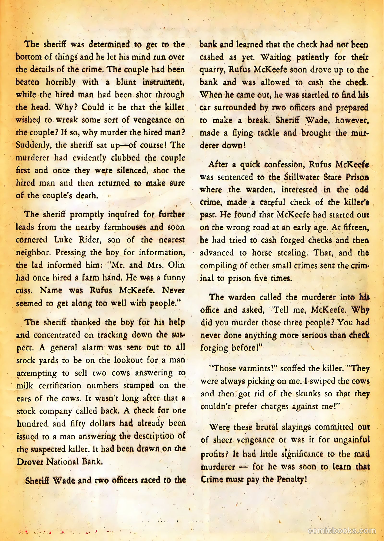 Crime Must Pay the Penalty #3 — page 33 of 52