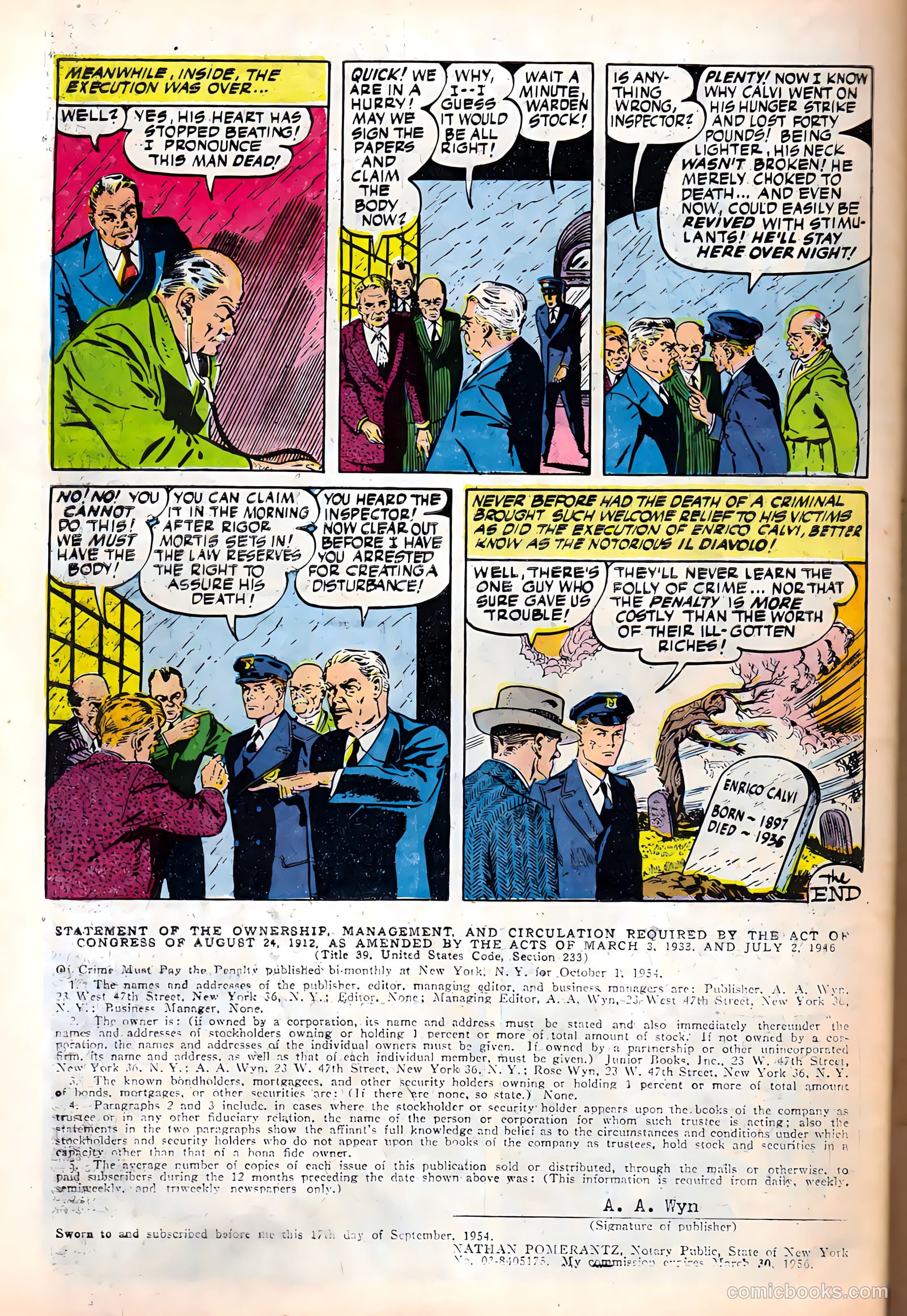 Crime Must Pay the Penalty #44 — page 34 of 36