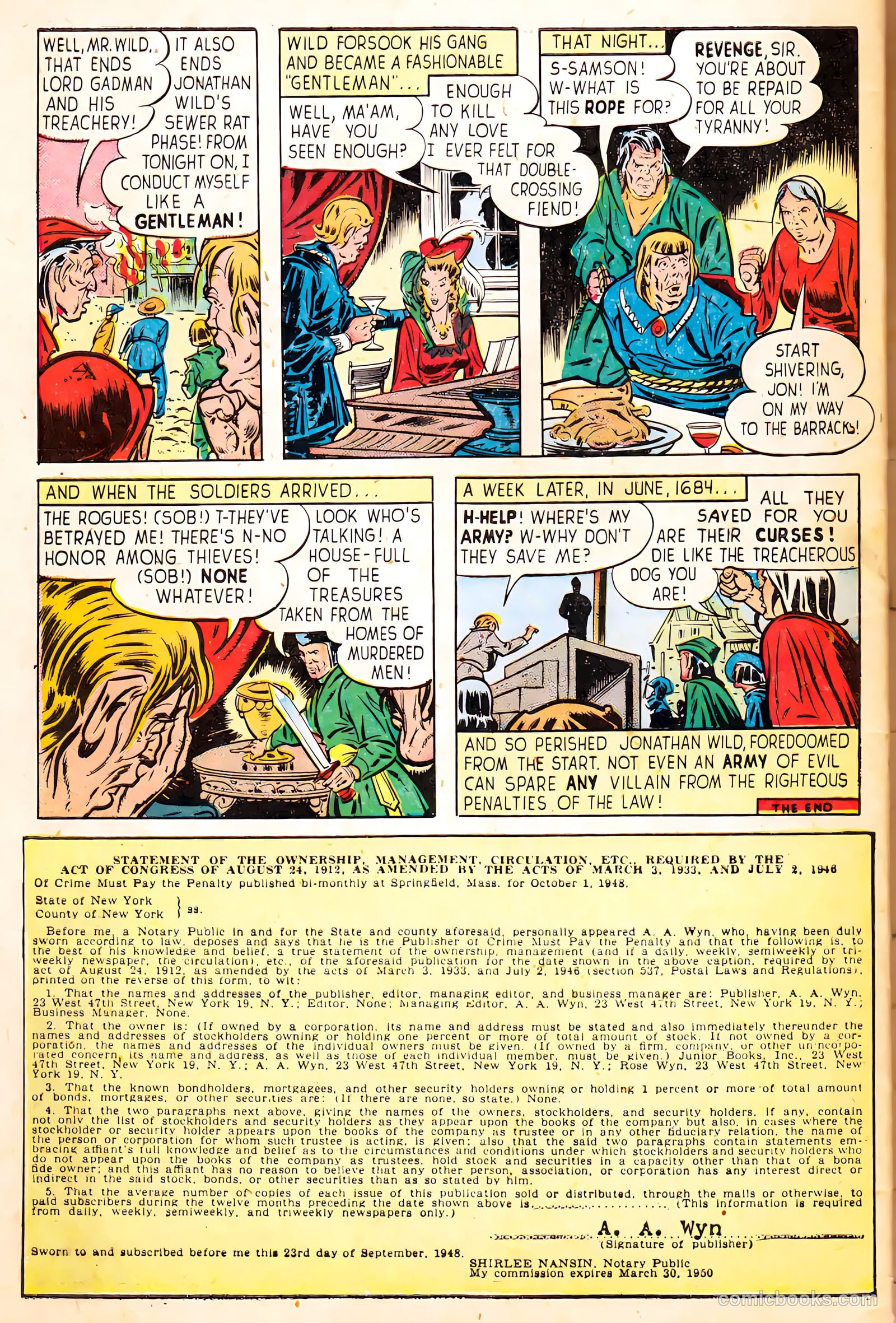 Crime Must Pay the Penalty #7 — page 34 of 37