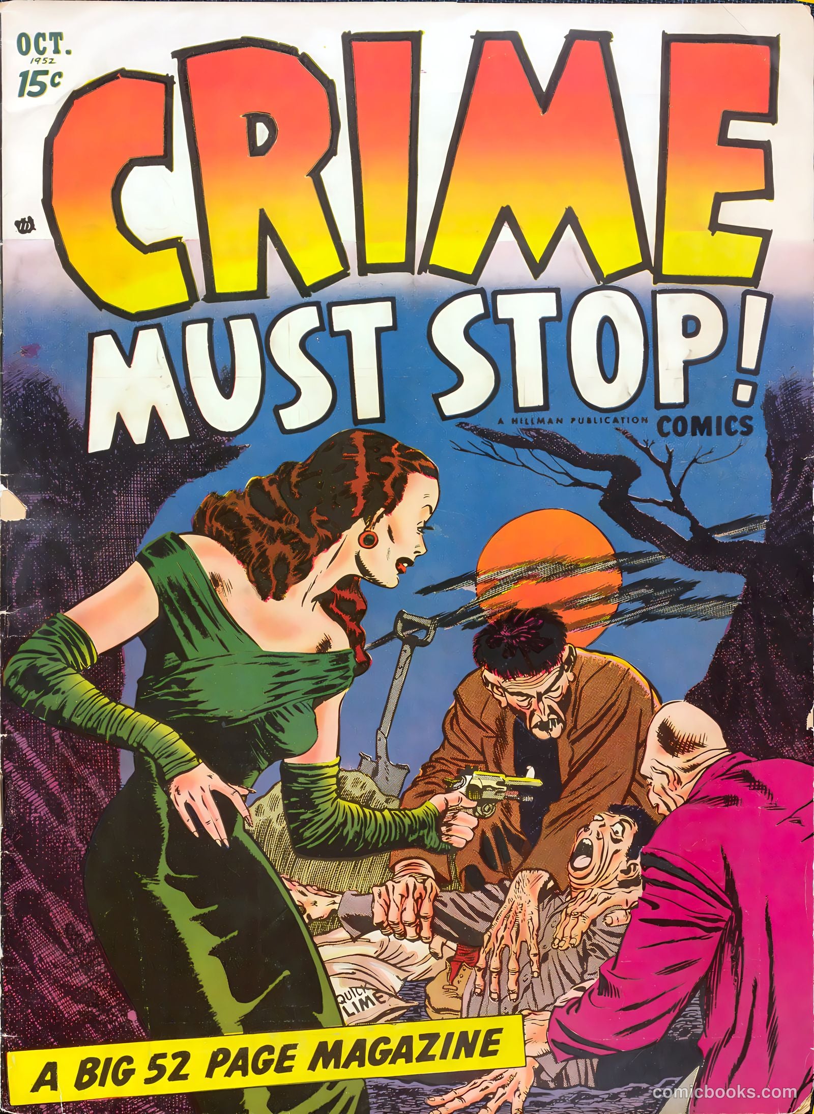 "Crime Must Stop" Comics #1 — page 1 of 52