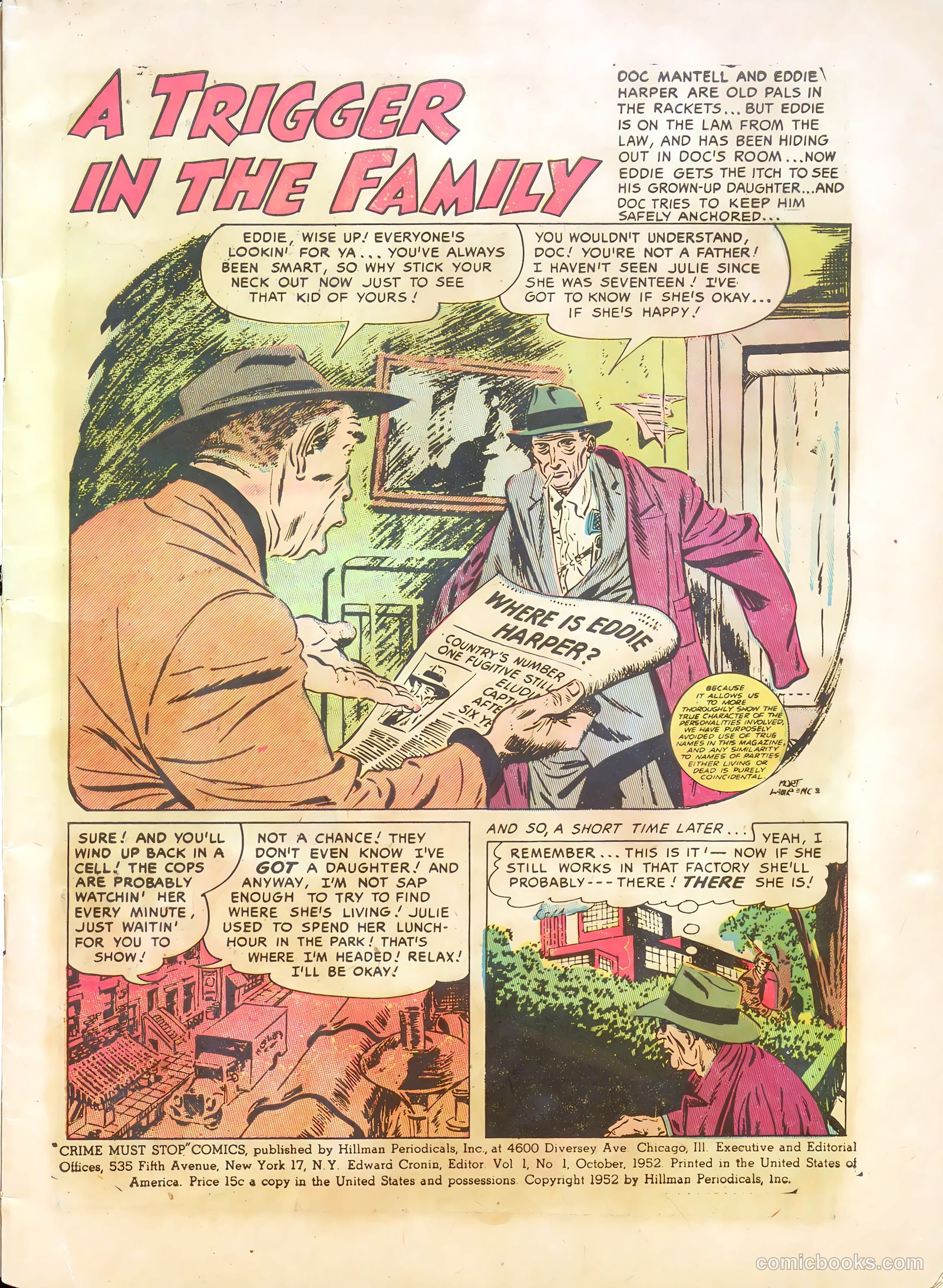 "Crime Must Stop" Comics #1 — page 3 of 52