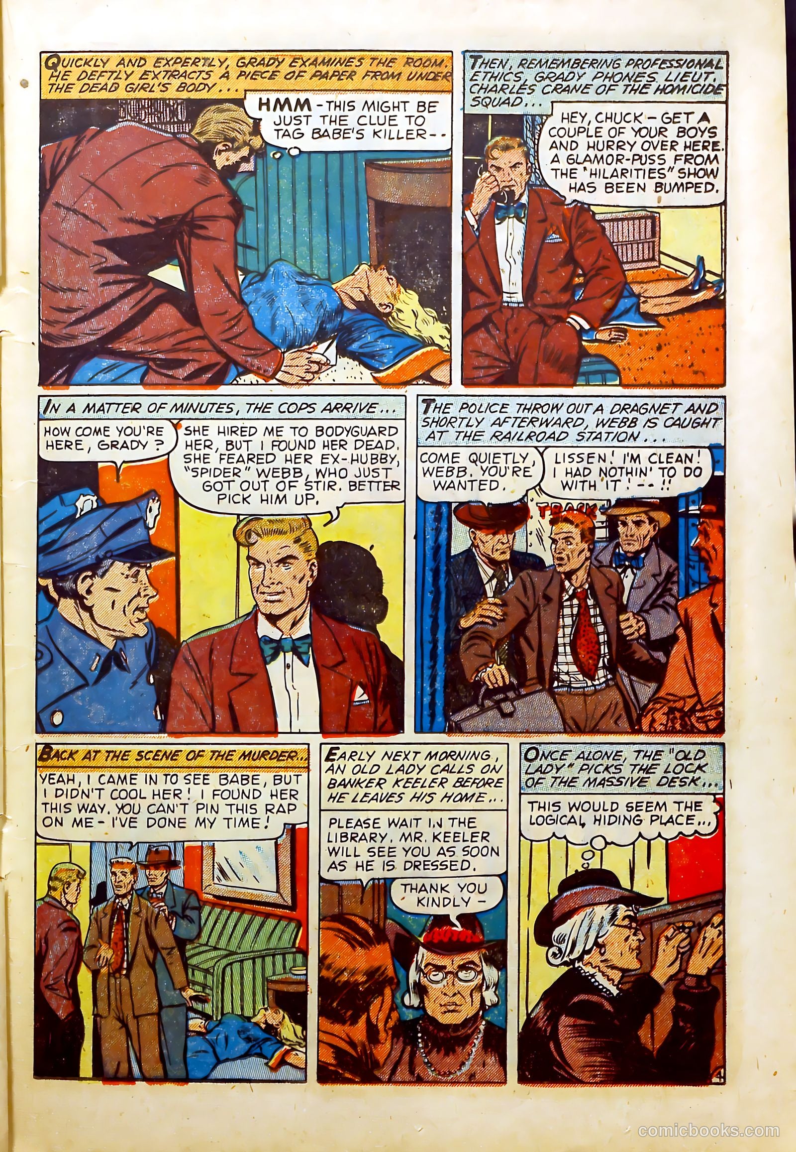 Crime Mysteries #1 — page 22 of 37
