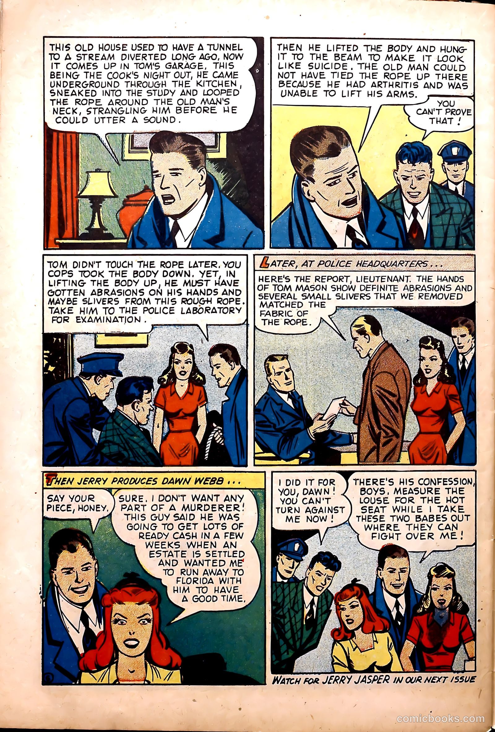 Crime Mysteries #3 — page 32 of 37